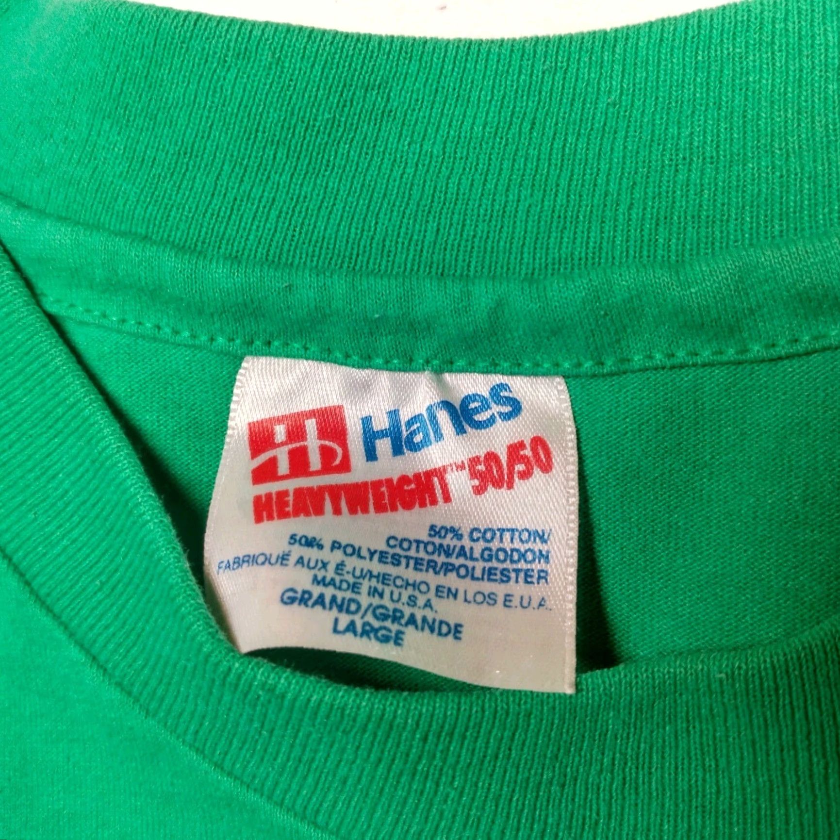Hanes VINTAGE Hanes 4H Club T Shirt Large L Barbour County West Virginia Farm Single Stitch Men Green Cotton Polyester Short Sleeve Crew Neck Size US L / EU 52-54 / 3 - 5 Thumbnail