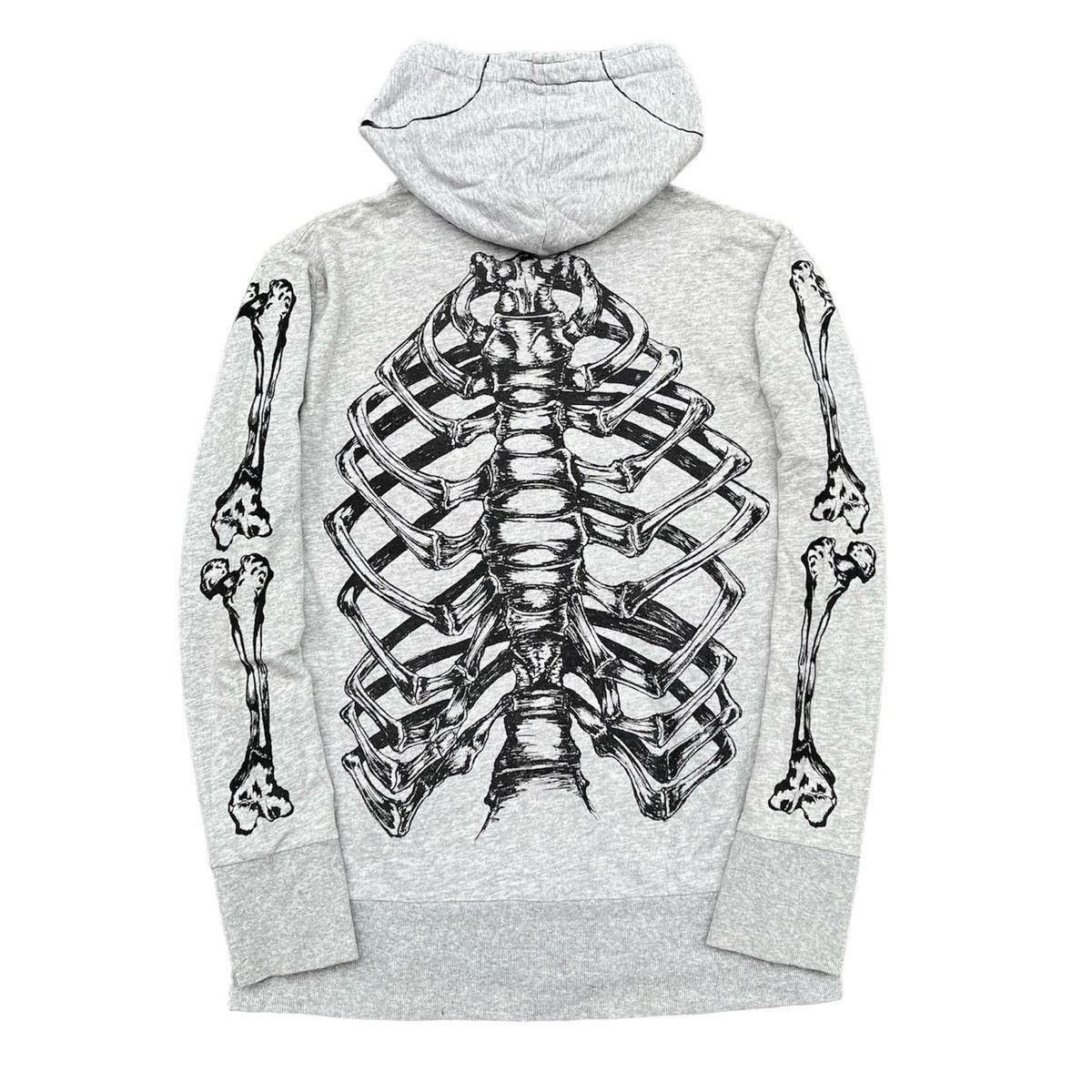 Seditionaries 2000s Glad News Skulls Skeleton Bone Full Zip Hoodie Lgb Goa Size US M / EU 48-50 / 2 - 17 Thumbnail