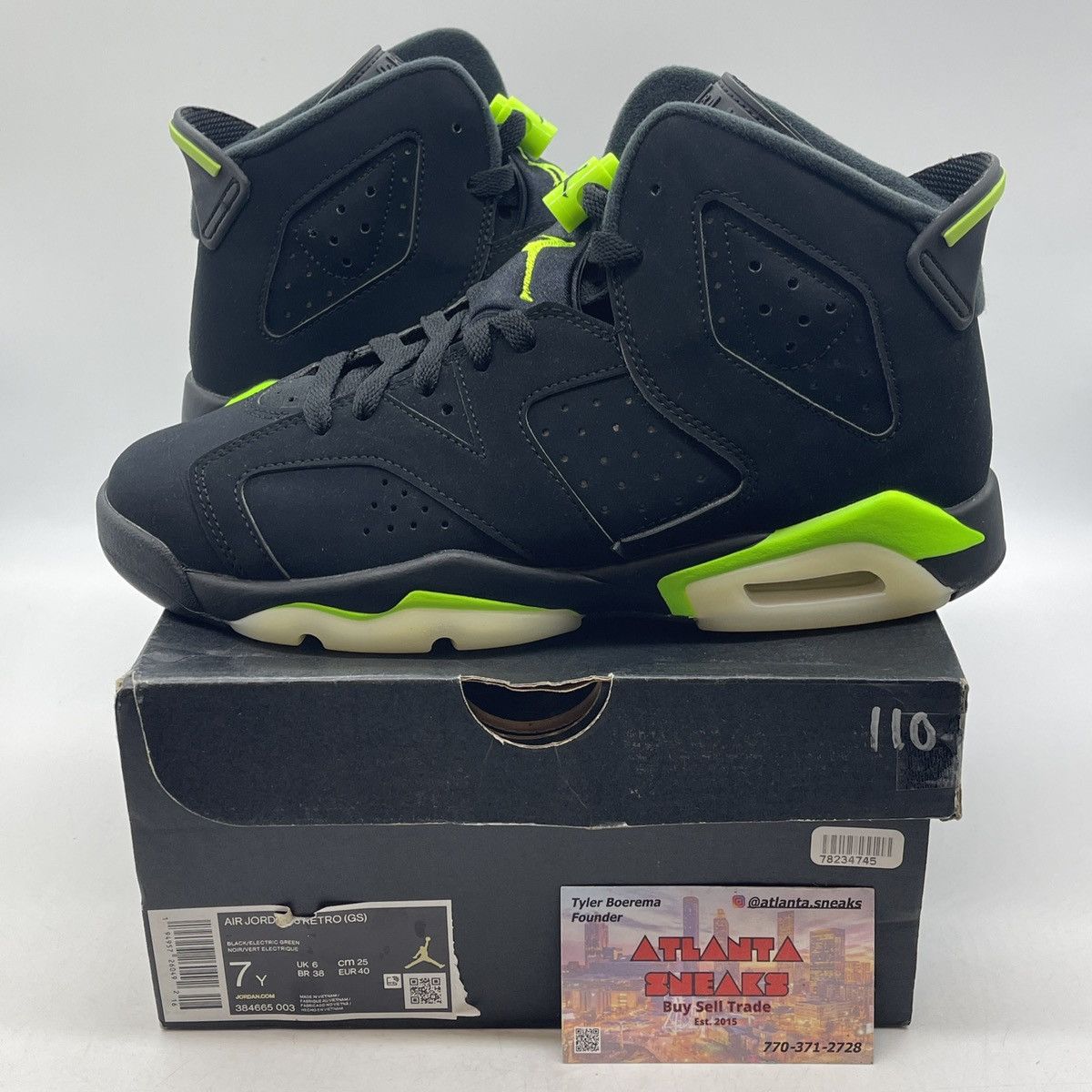 Jordan Brand Air Jordan 6 electric green Size US 7 / EU 40 - 1 Thumbnail