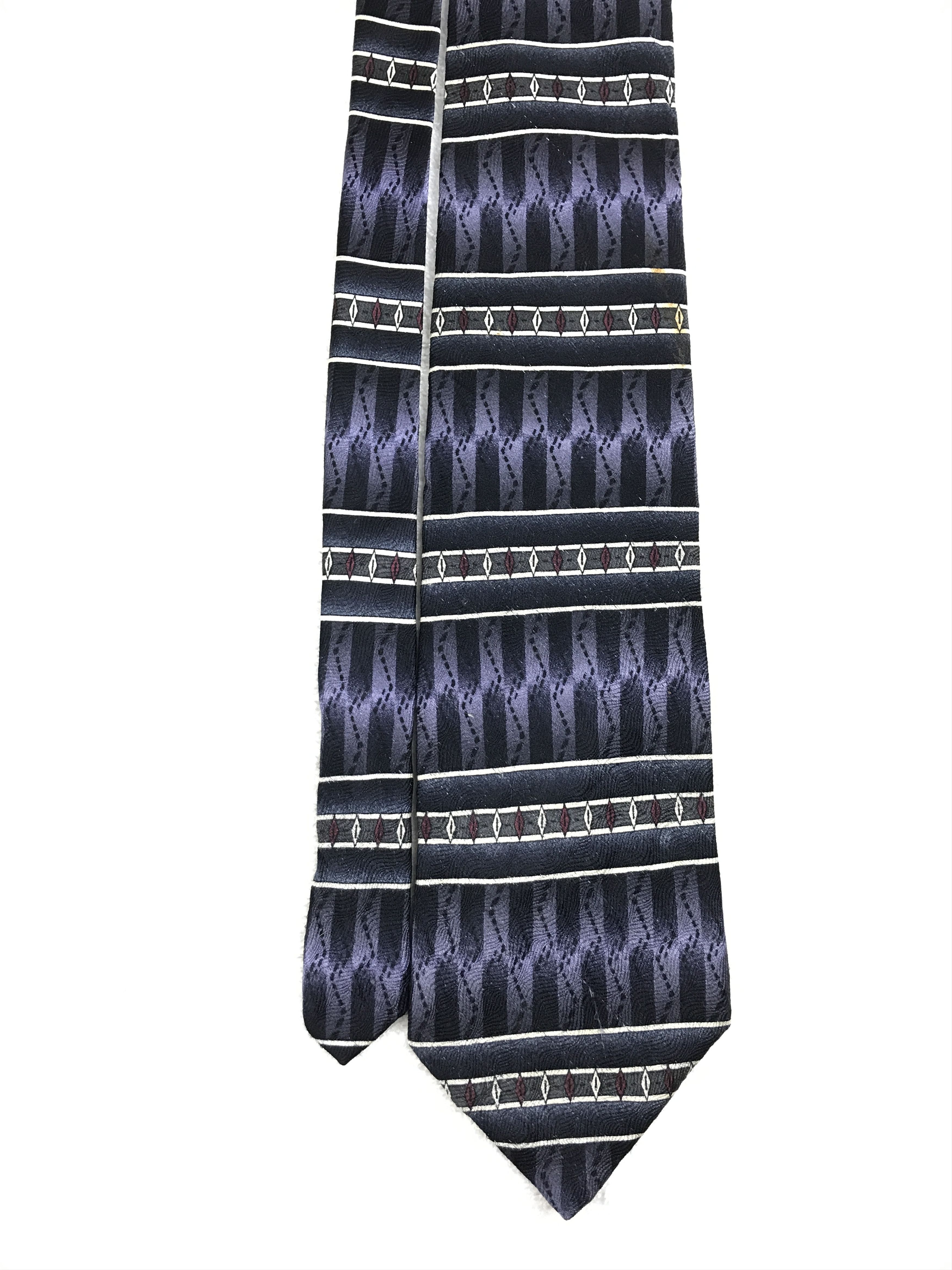 Designer × Vintage Vintage Chez Roffe Silk Necktie Size ONE SIZE - 3 Thumbnail