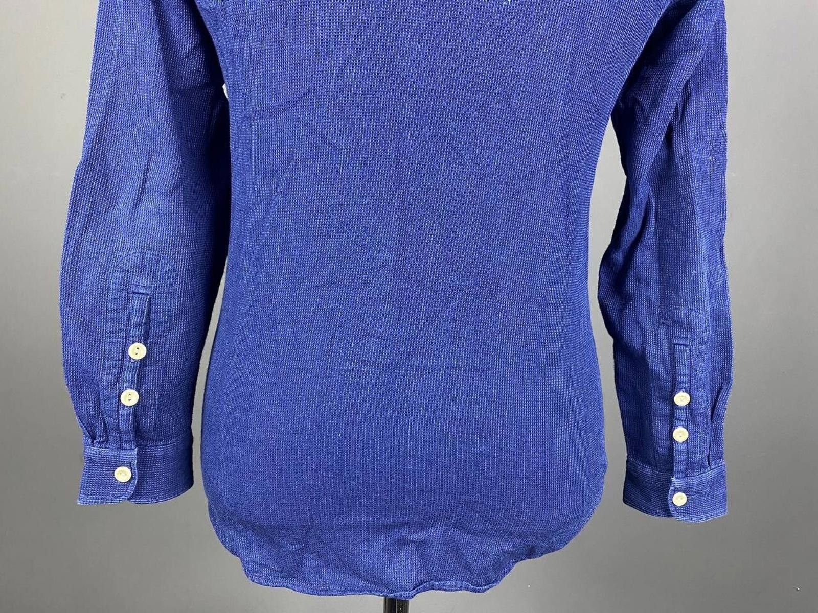 Folk Folk Blue Long Sleeve Button Down Summer Shirt Size 2 Size US M / EU 48-50 / 2 - 7 Thumbnail
