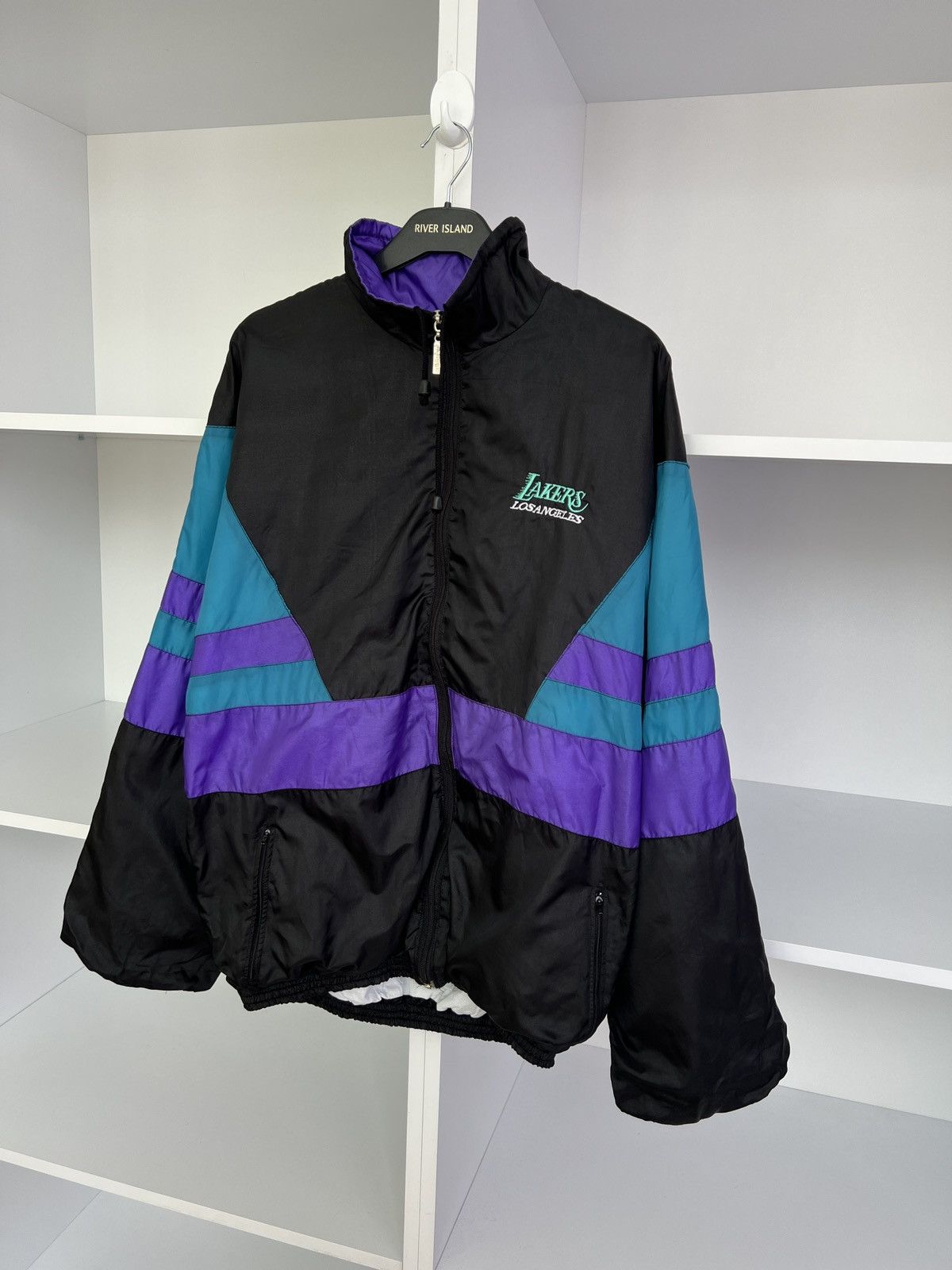 Other Vintage Los Angeles Lakers 90s style track jacket Size US XXL / EU 58 / 5 - 5 Thumbnail