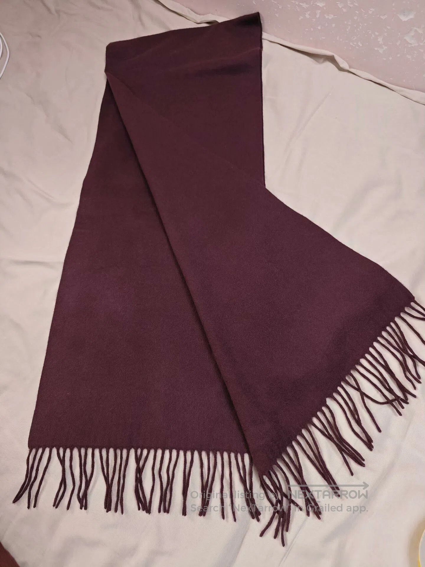 Colombo Colombo Purple Cashmere Scarf from Italy. Size ONE SIZE - 2 Thumbnail