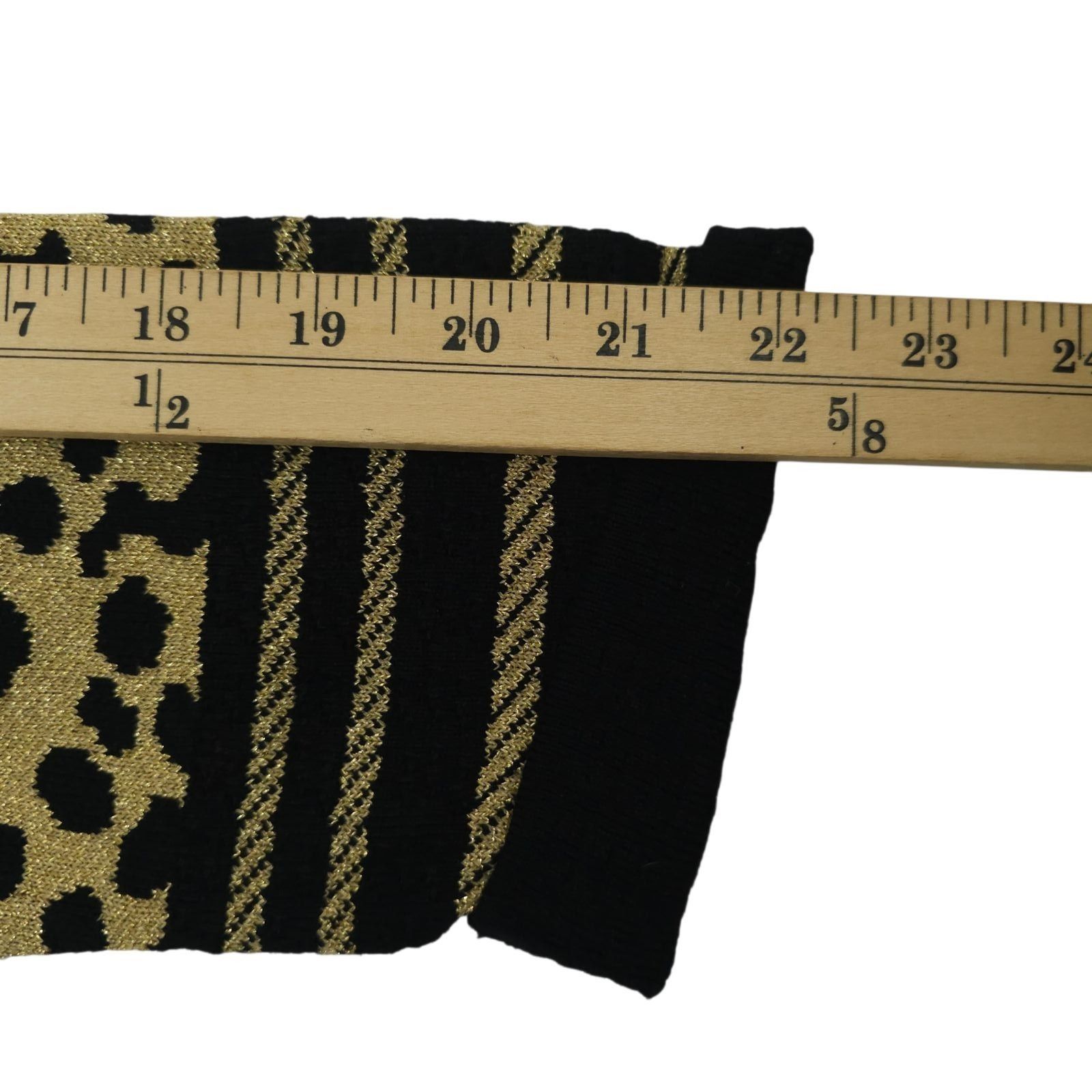 Other Berek Leopard Print Cardigan XL Gold Grommet Fringe Sweater Size XL / US 12-14 / IT 48-50 - 16 Thumbnail