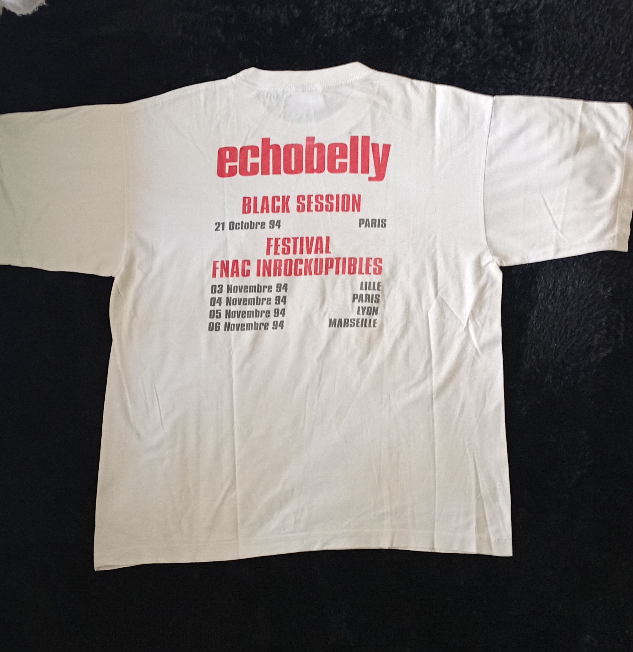 Band Tees × Vintage Vintage Echobelly Tour 1994 Shirt Oasis Elastica Size US XL / EU 56 / 4 - 3 Thumbnail