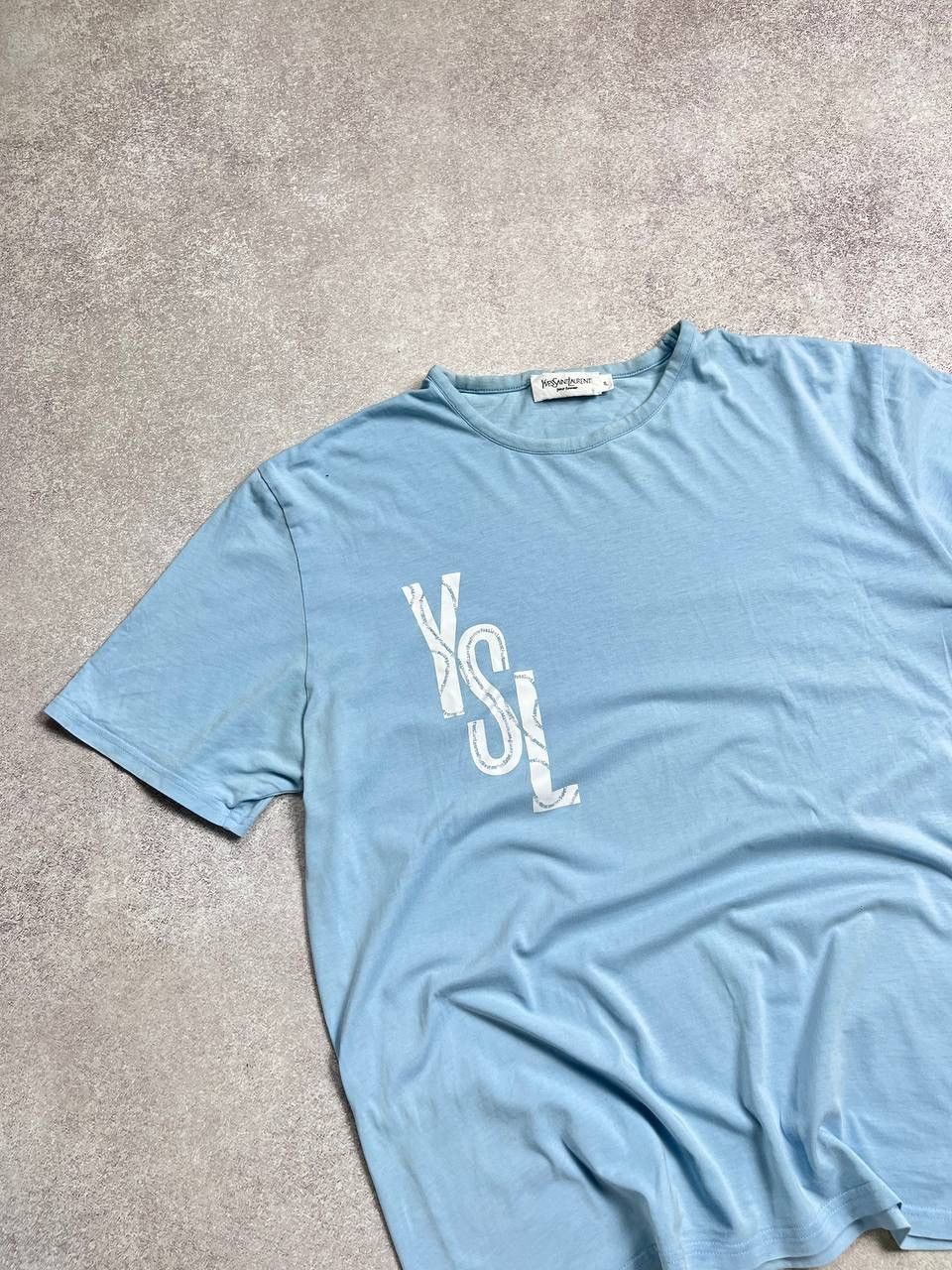 Other Vintage YSL Yves Saint Laurent Spellout Boxy T-shirt XL Size US XL / EU 56 / 4 - 2 Thumbnail
