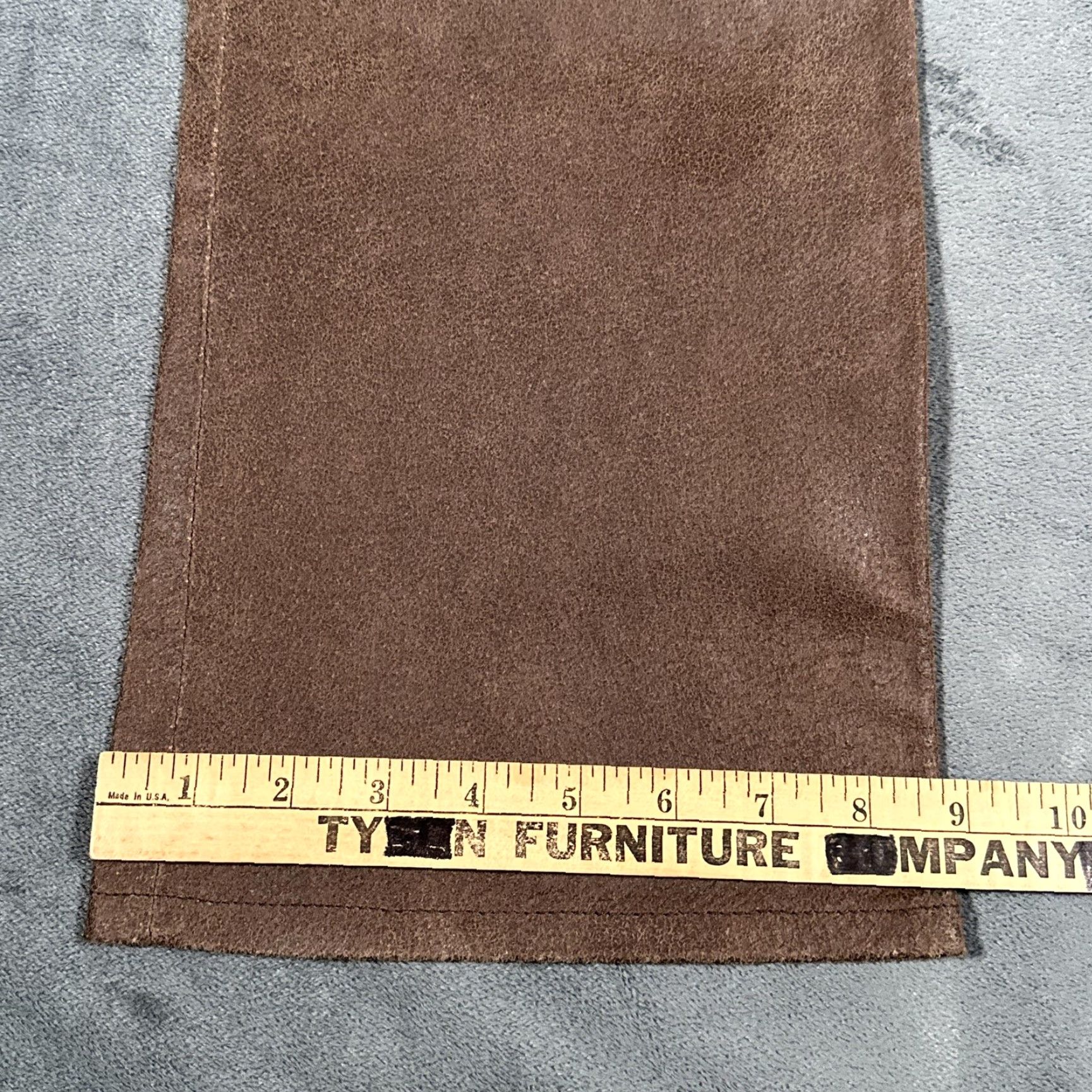 Route 66 Route 66 Pants Womens 8 Brown Genuine Leather High Rise Button Fly Bootcut Jeans Size 30" / US 8 / IT 44 - 4 Thumbnail