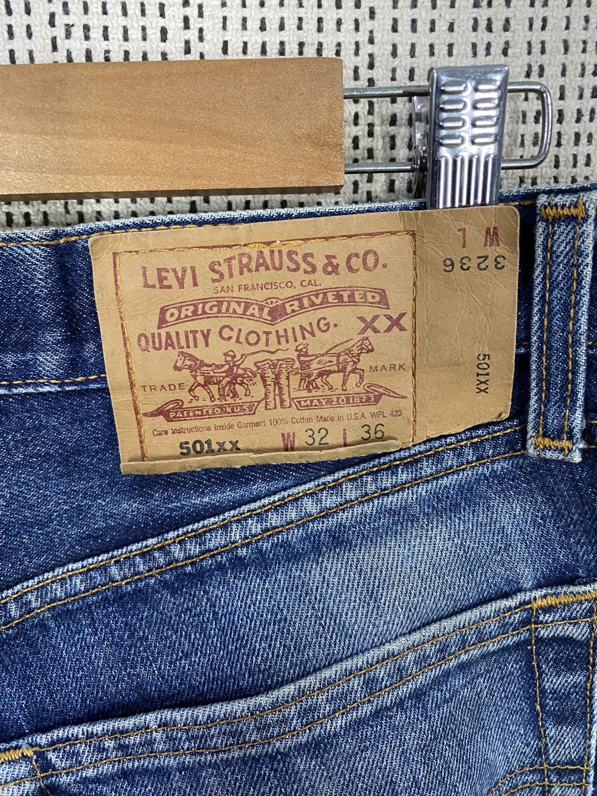 Levi's Vintage levis 501xx 90s denim distressed Size US 30 / EU 46 - 9 Thumbnail