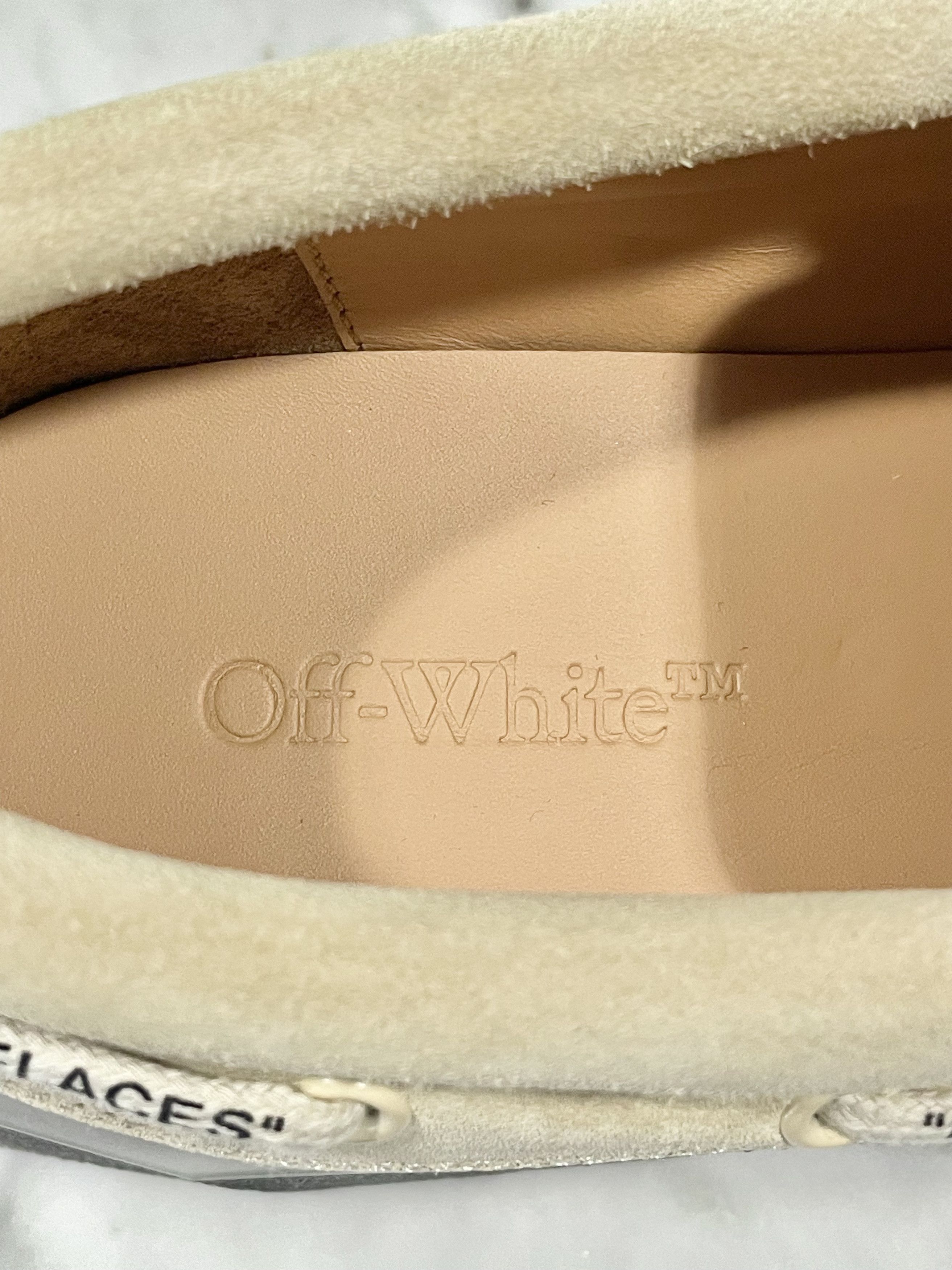 Off-White Off-White Boat Shoe Lace Up and Monkstrap Suede Beige Size US 7 / EU 40 - 8 Thumbnail