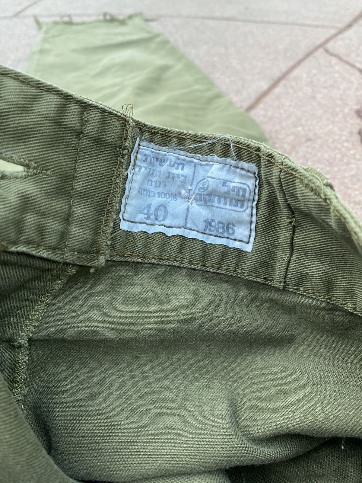 Vintage VINTAGE Green Military Cargo Pants Size US 30 / EU 46 - 7 Thumbnail