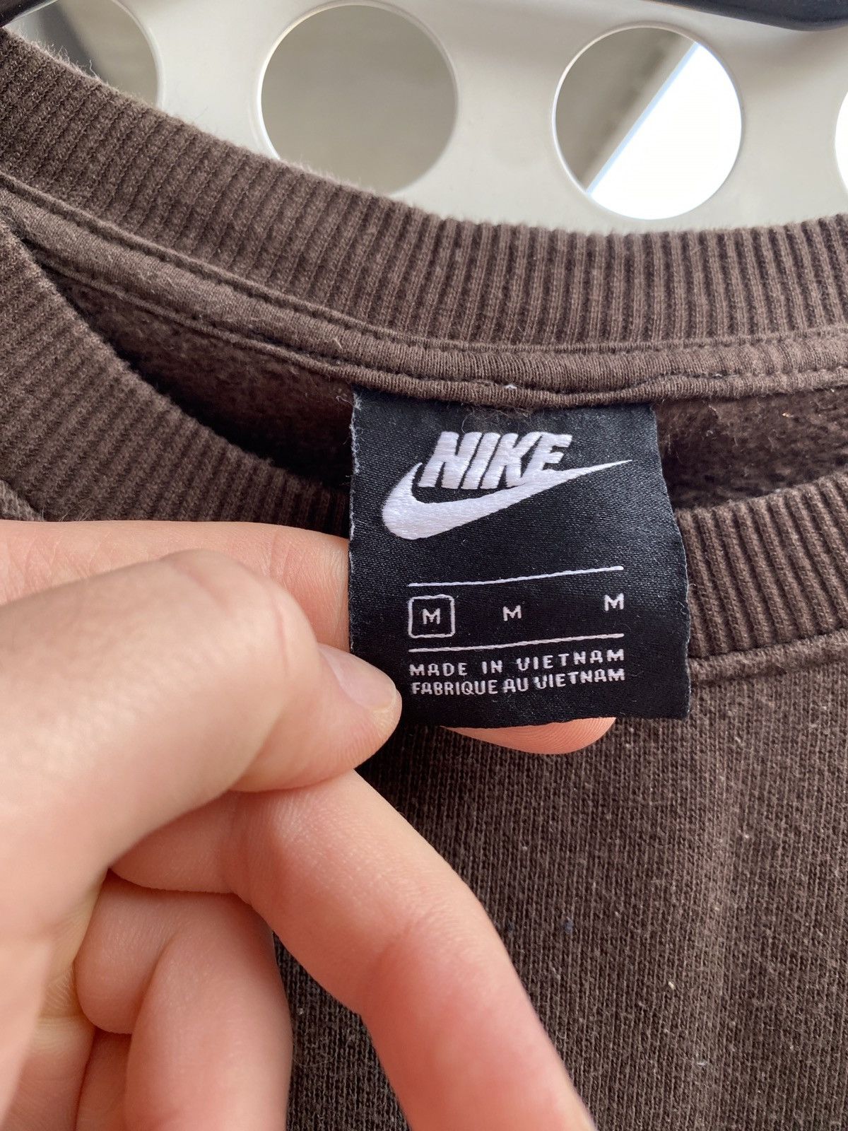 Nike × Vintage Vintage Nike Custom Skelet Center Swoosh Oversize Hoodie Y2K Size US M / EU 48-50 / 2 - 5 Thumbnail