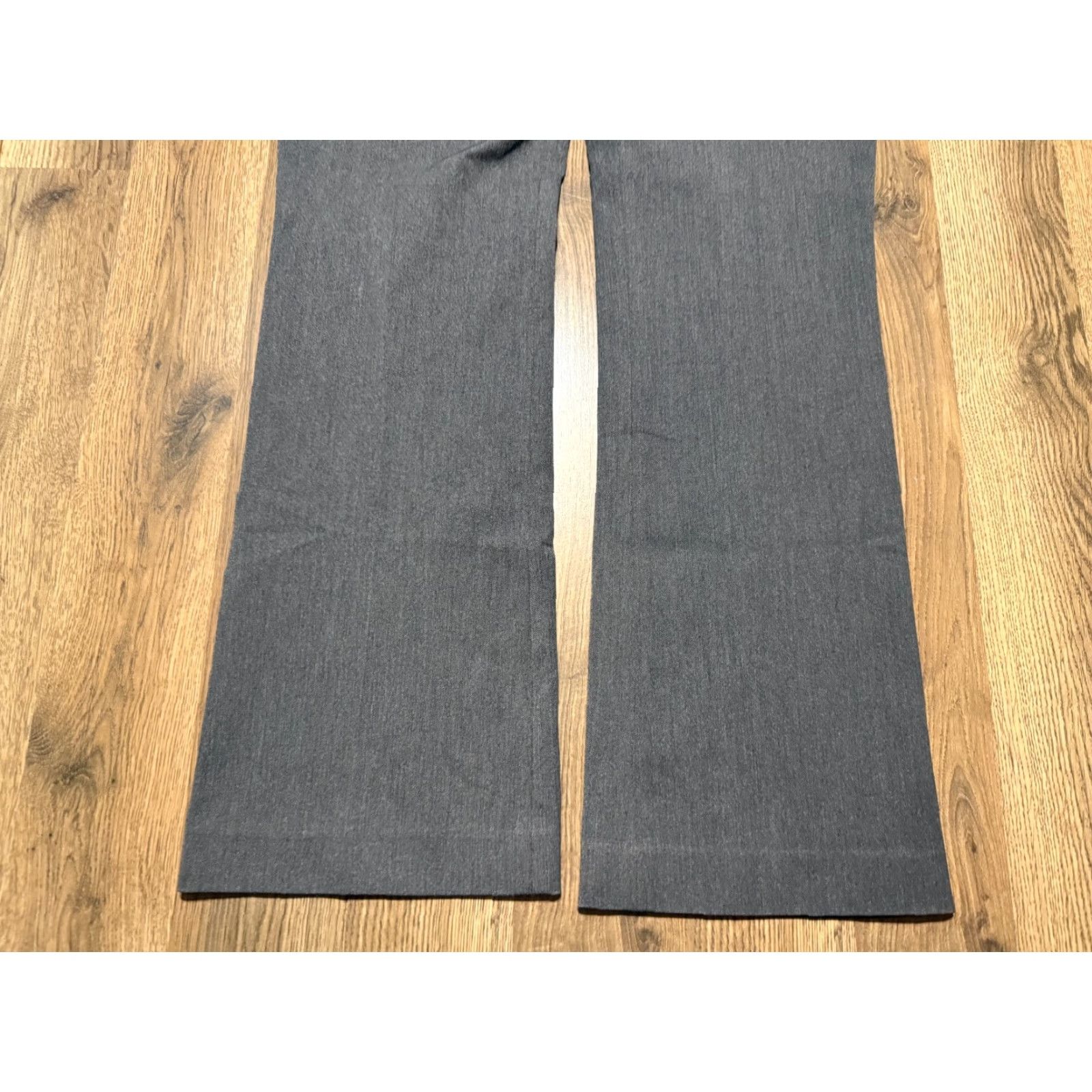 Express Express Pants, Women's 12R, Gray, Bootcut, High Rise, Flat Front Pants, Regular Size 34" / US 12 / IT 48 - 4 Thumbnail