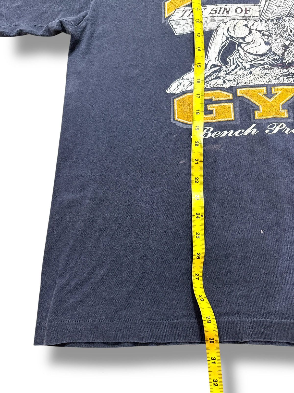 Vintage *RARE* VINTAGE 1990 90s LORD’S GYM GOD BODYBUILDING T-SHIRT Size US XXL / EU 58 / 5 - 5 Thumbnail