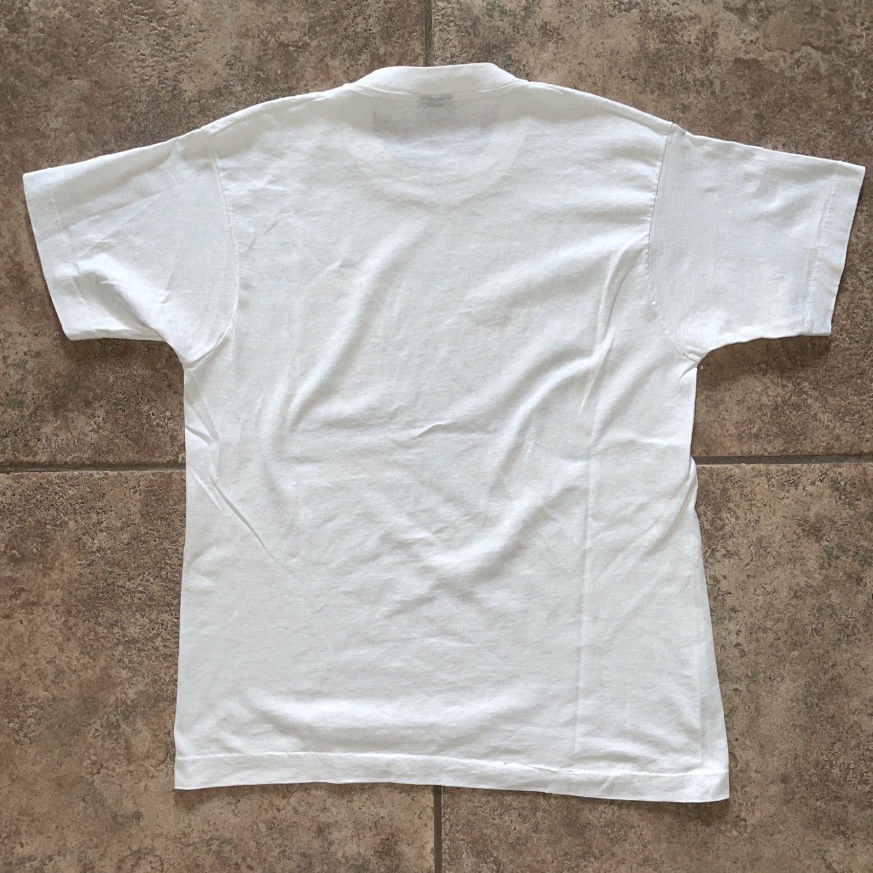 Vintage VINTAGE Arizona T-Shirt Mens L White USA Screen Stars BEST SINGLE STITCH Size US L / EU 52-54 / 3 - 4 Thumbnail