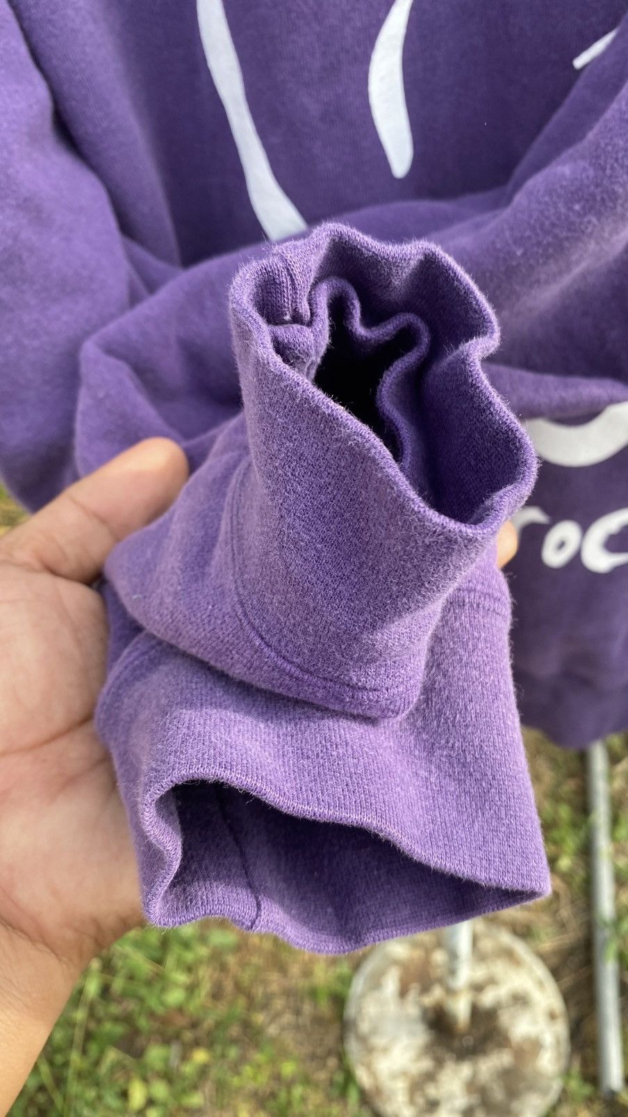 Japanese Brand purple hoodie with a graphic print and "roc star" text. Size US XL / EU 56 / 4 - 5 Thumbnail
