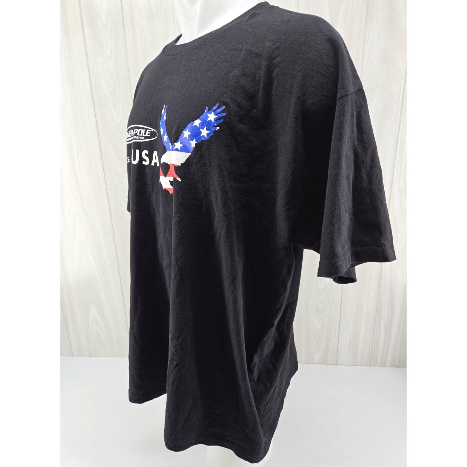 Poler VINTAGE Bayside Power Pole Shallow Water Anchor Shirt 2XL Black USA Bayside Shirt Men Short Sleeve T-Shirt USA 2XL Mens Size US XXL / EU 58 / 5 - 4 Thumbnail