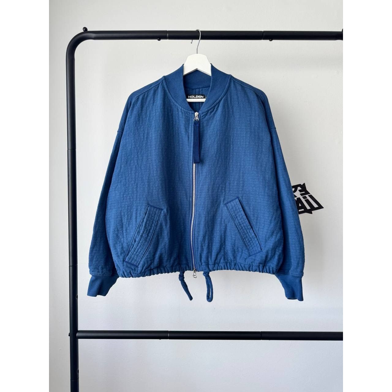 Holden Outerwear Holden SS20 Quilted Bomber Double Weave Boxy Estate Blue Size US S / EU 44-46 / 1 - 1 Thumbnail