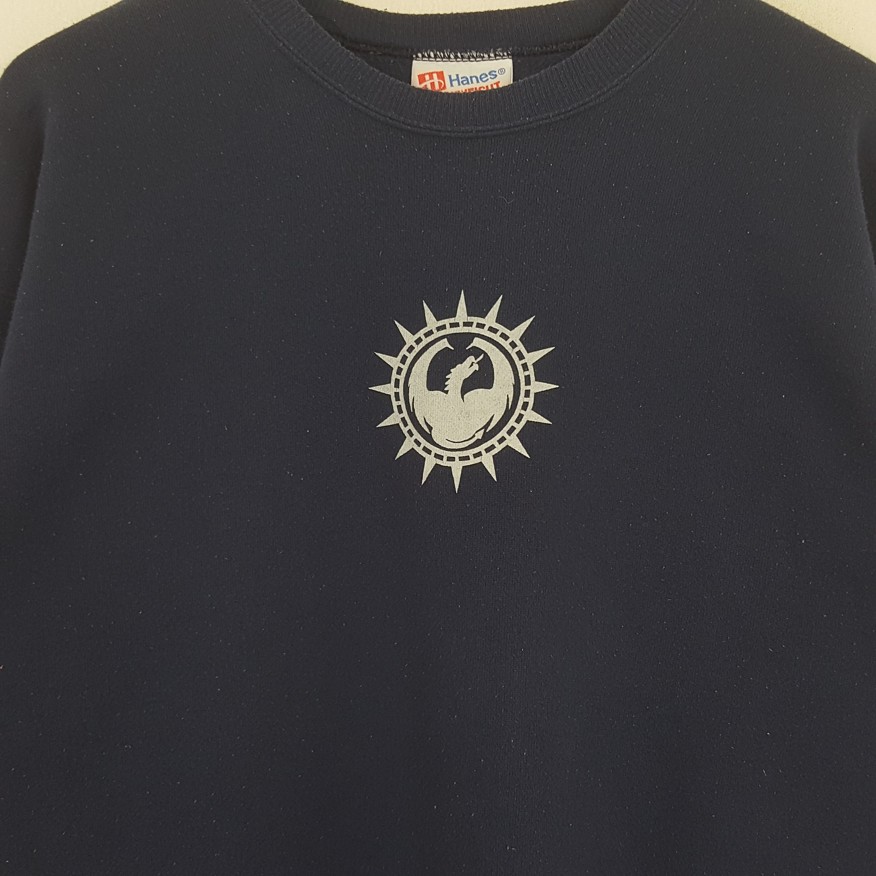 Japanese Brand × Vintage Vintage Dragon Optical Big Logo Sweatshirt Size US L / EU 52-54 / 3 - 4 Thumbnail