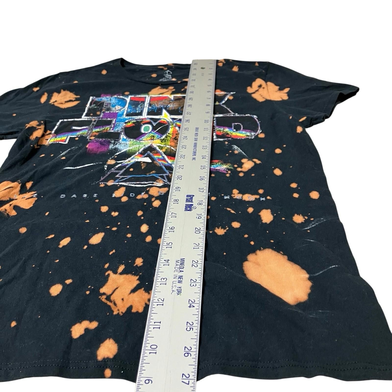 Pink Floyd Pink Floyd T-Shirt Mens M Black Dark Side Of Moon Bleached Size US M / EU 48-50 / 2 - 3 Thumbnail