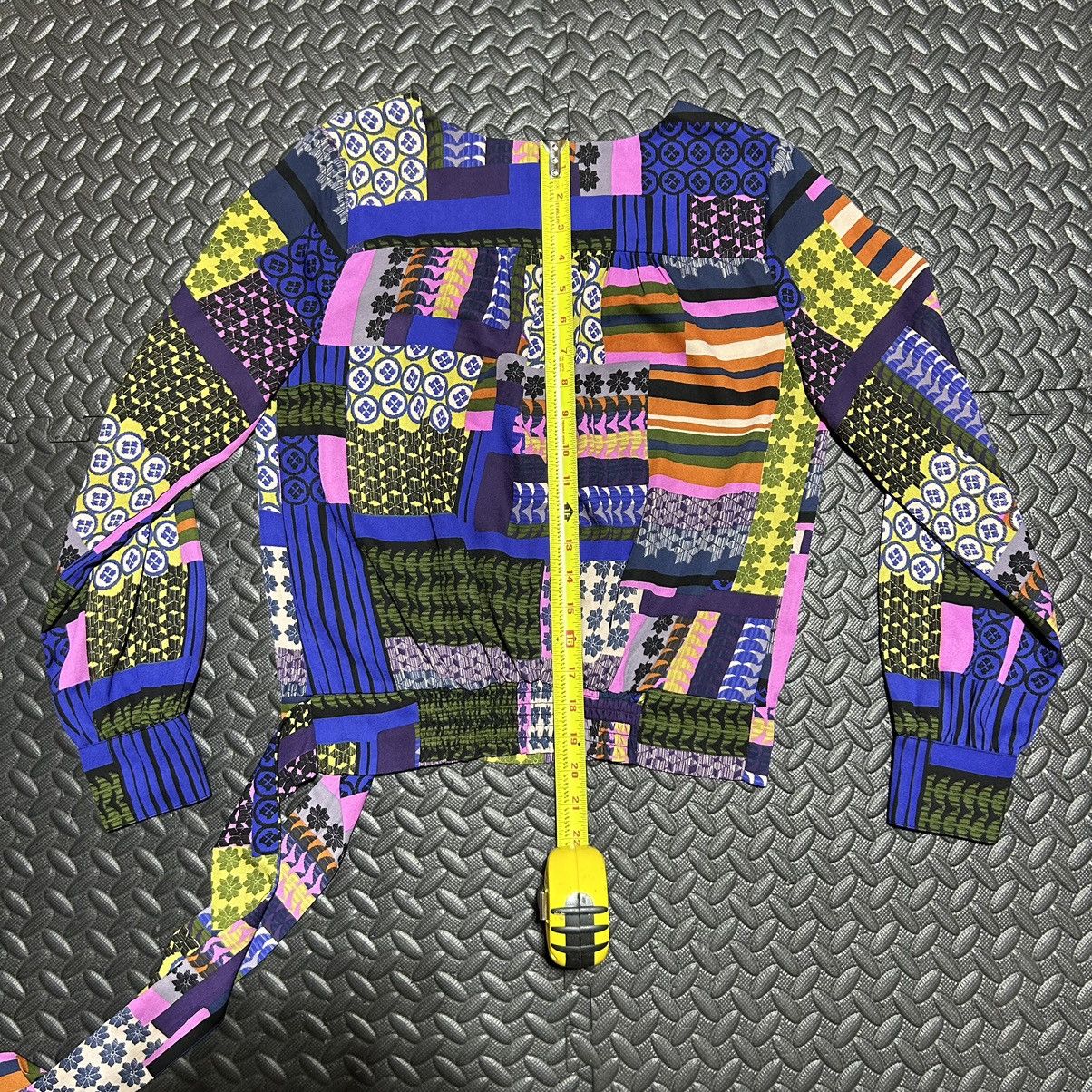 Other Peyton Jensen Patchwork Wrap Top Tie Bow Waist Women's XS Size XS / US 0-2 / IT 36-38 - 11 Thumbnail