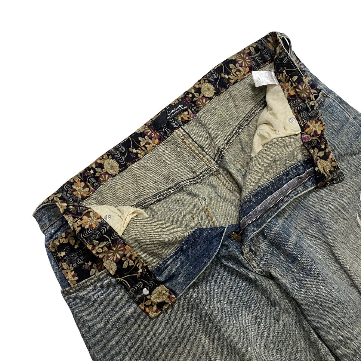 Vintage Sukajan denim emboridery distressed pant Size US 36 / EU 52 - 7 Thumbnail
