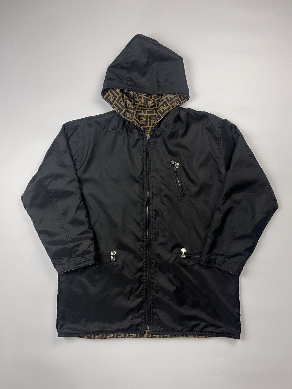 Fendi × Vintage FENDI MONOGRAM REVERSIBLE JACKET VINTAGE Size US M / EU 48-50 / 2 - 7 Thumbnail