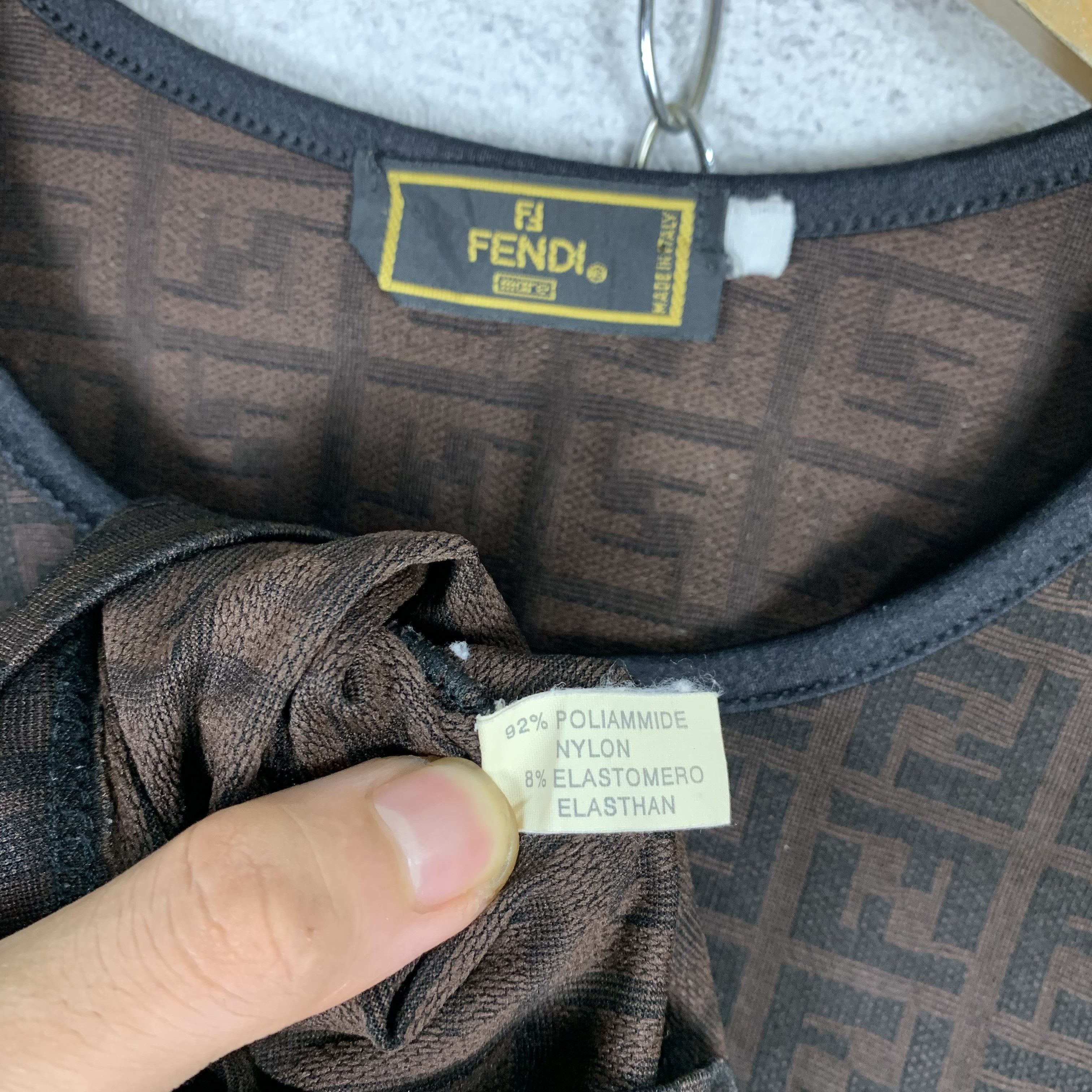 Fendi Vintage Fendi Monogram Top Size 42 Size M / US 6-8 / IT 42-44 - 6 Thumbnail