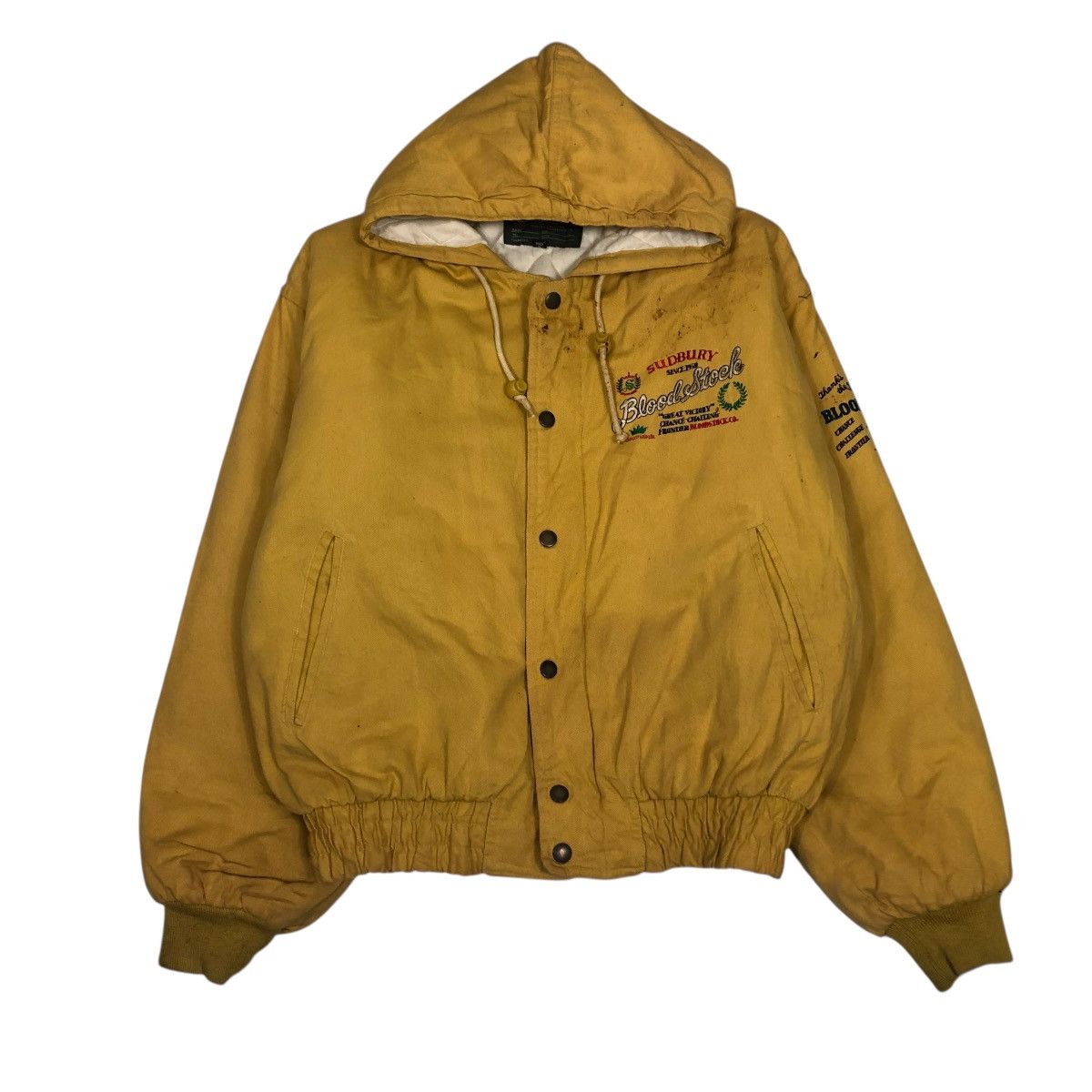 Japanese Brand 🔥VINTAGE HOODIE BOMBER JACKET BLOOD STOCK ISSEY MIYAKE Size US M / EU 48-50 / 2 - 2 Thumbnail