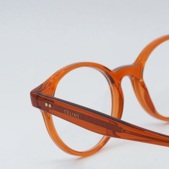 Celine 🕶️ New Celine CL50008I 042 Orange Eyeglasses 49mm Size ONE SIZE - 6 Thumbnail
