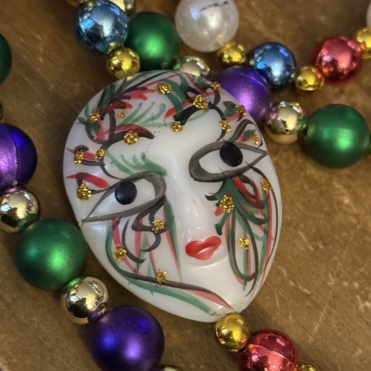 Vintage Vintage Mardi Gras beaded necklaces Size ONE SIZE - 2 Thumbnail