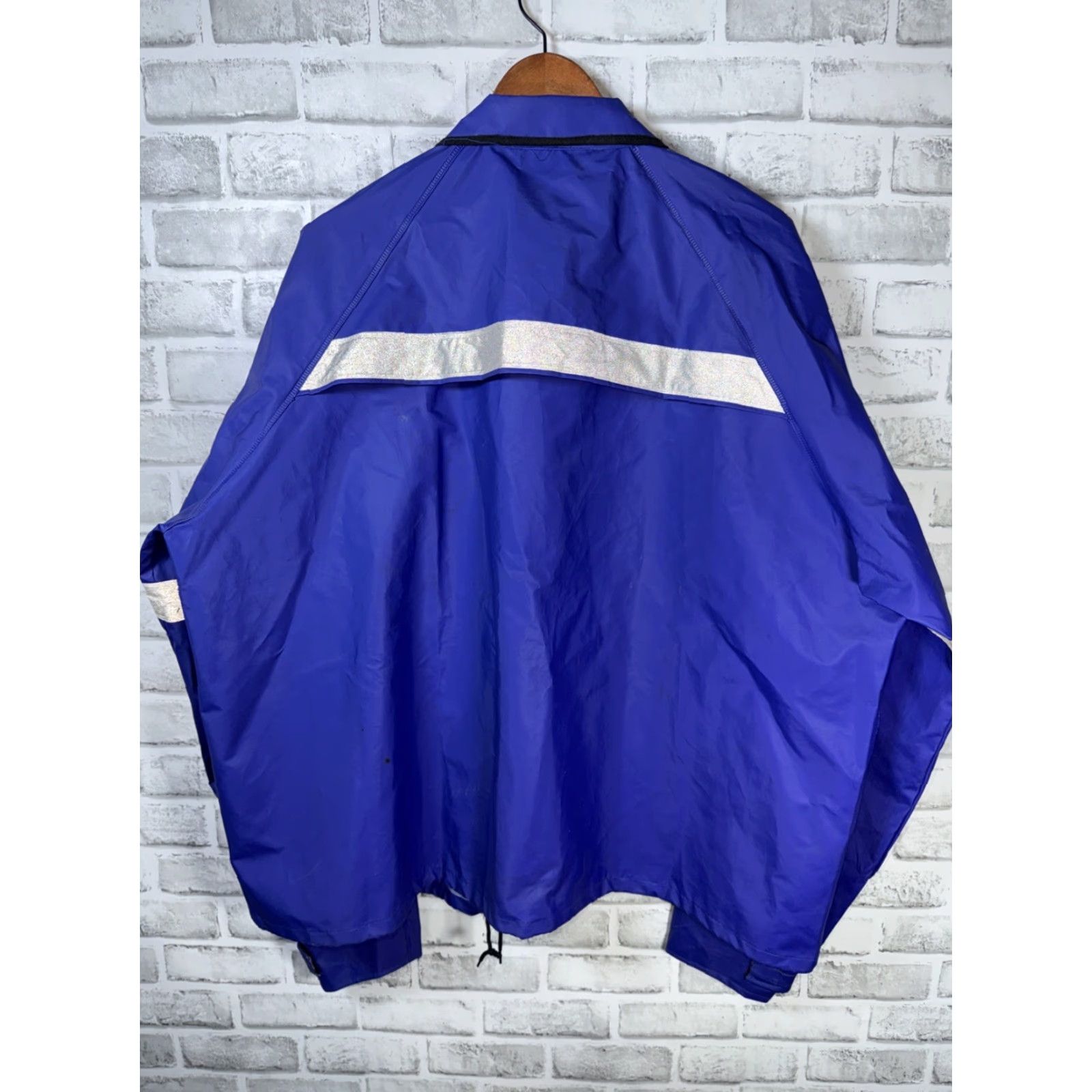 Vintage Dry Rider Signature Line Jacket Men XL Blue Rain Wind Water Repellent Motorcycle Lined Size US XL / EU 56 / 4 - 8 Thumbnail