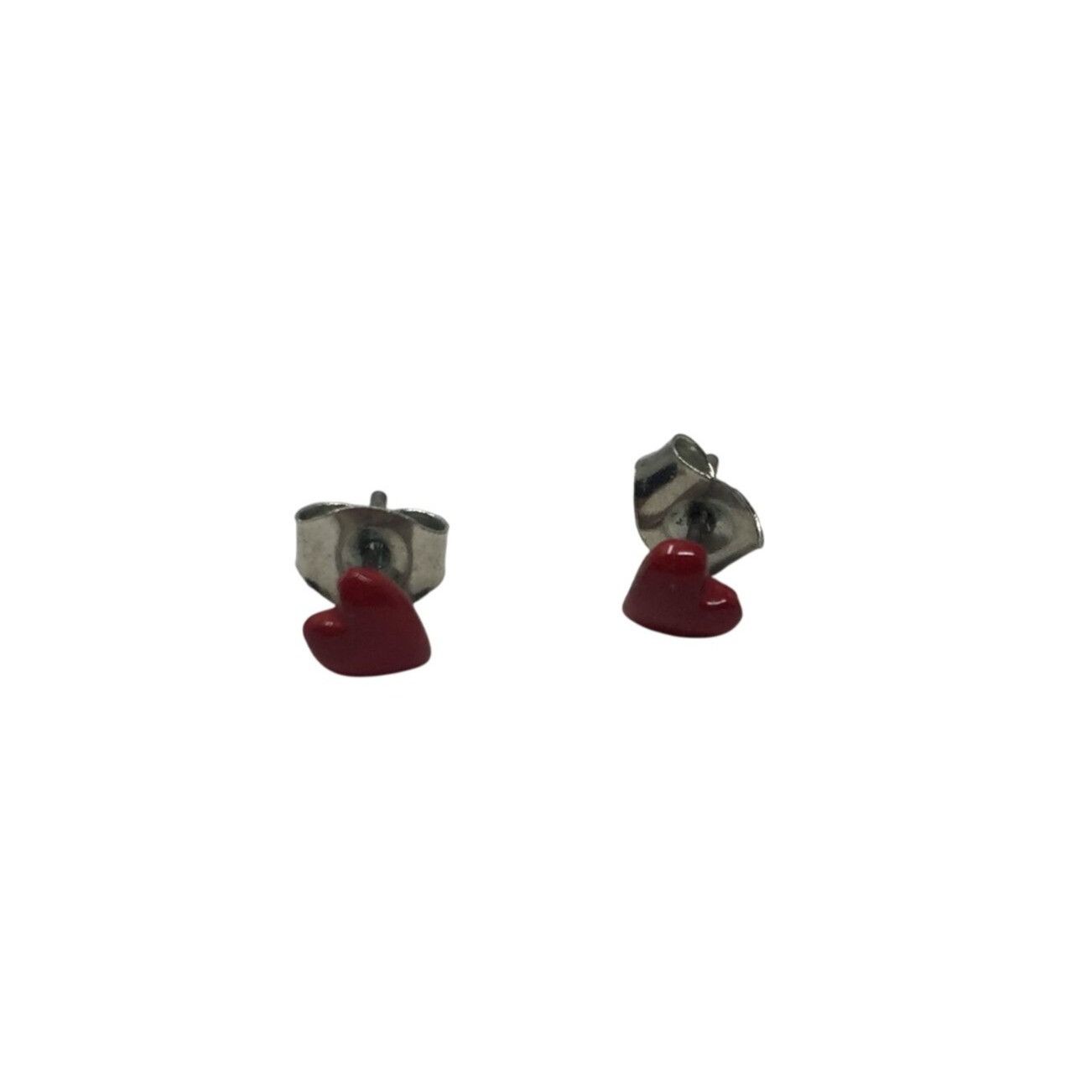 Other Women's Small Red Stud Heart Shaped Earrings Size ONE SIZE - 1 Thumbnail