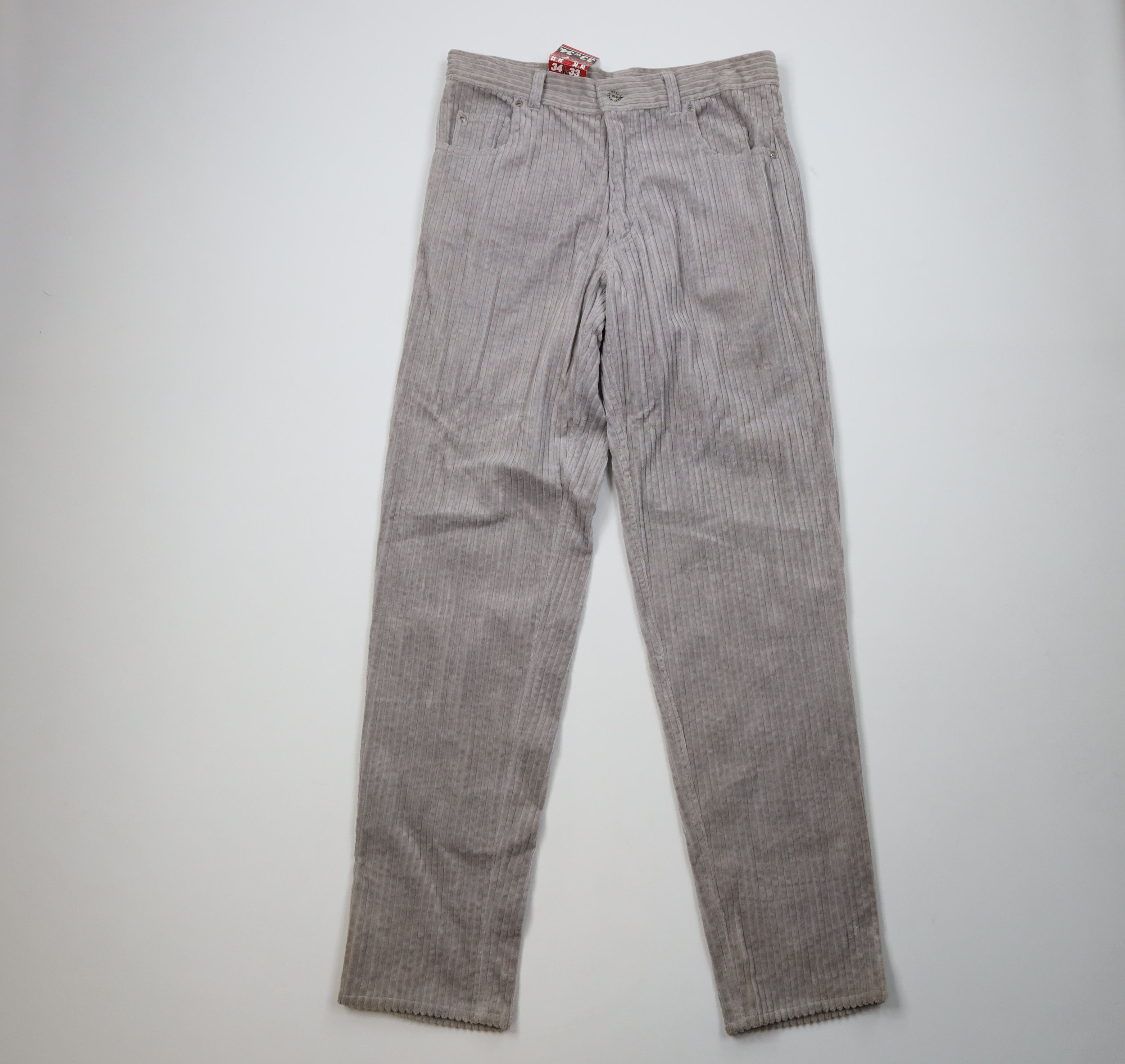 Vintage Deadstock Vintage 90s Streetwear Elephant Corduroy Pants Size US 34 / EU 50 - 1 Thumbnail