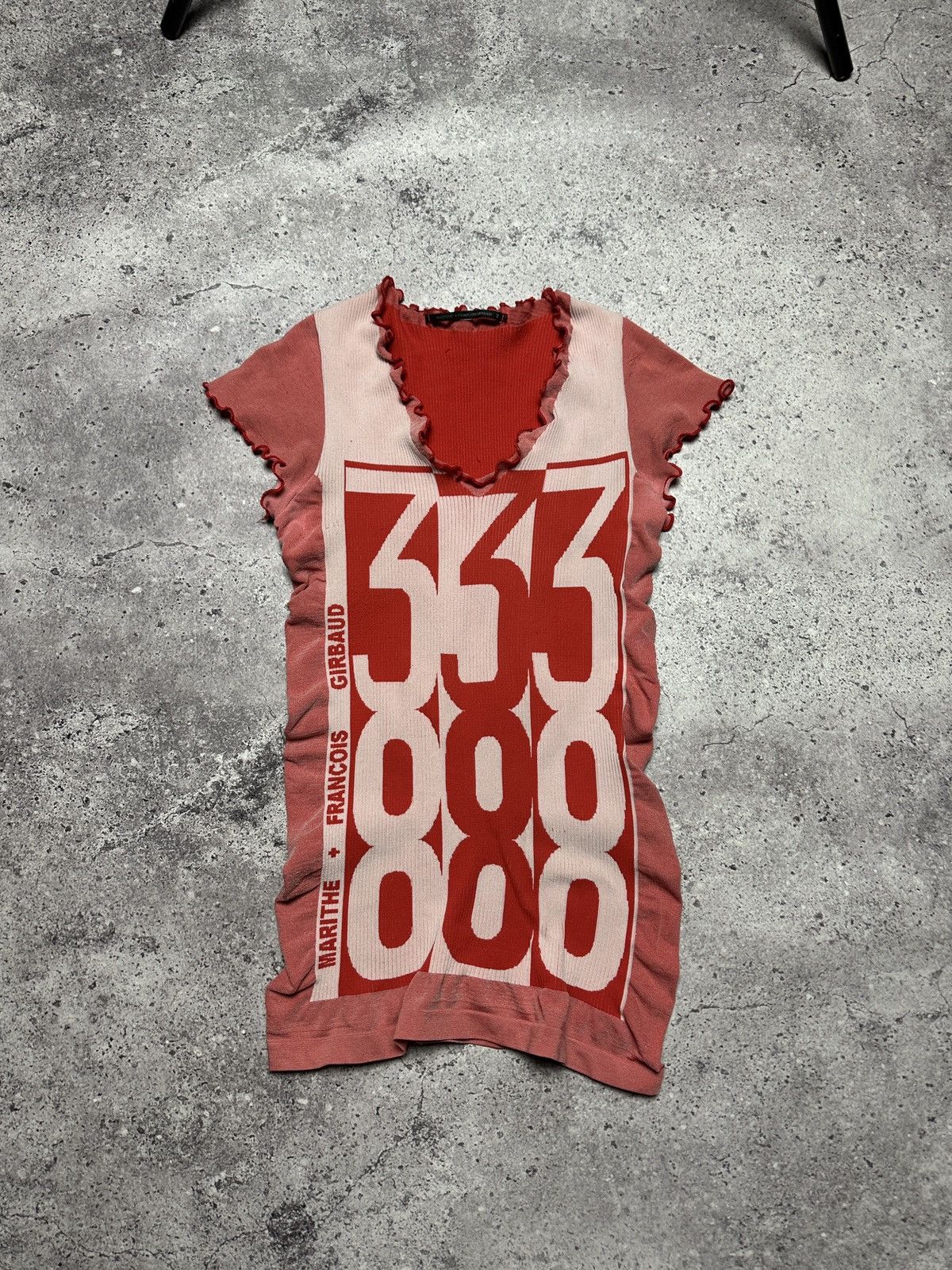 Marithe + Francois Girbaud Vintage Marithe Francois Girbaud Overprint Top Size S / US 4 / IT 40 - 1 Thumbnail