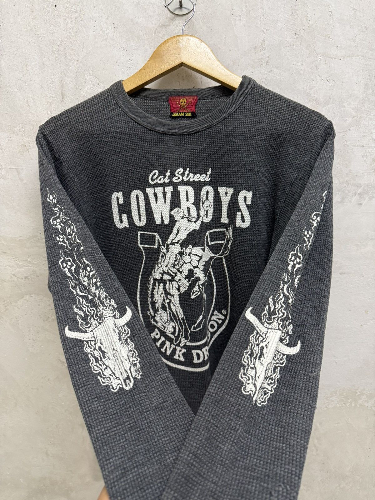 Japanese Brand Cream Soda inspired West Coast Choppers Thermal LS Tees Size US S / EU 44-46 / 1 - 2 Thumbnail
