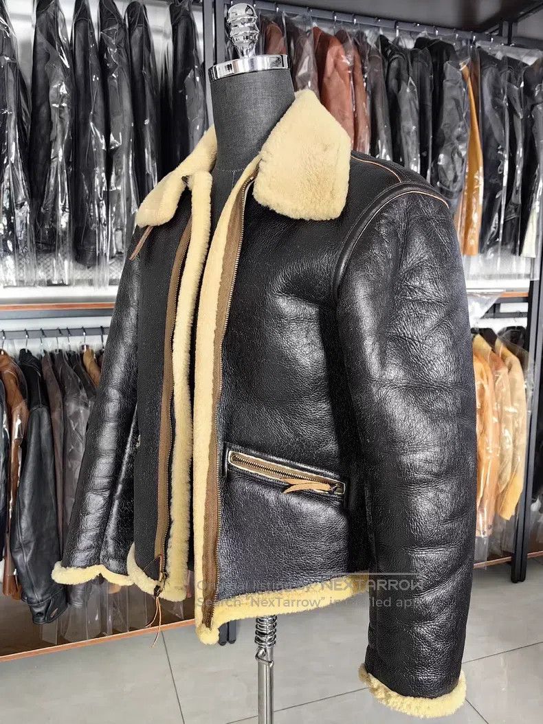 The Real McCoy's The Real McCoys D-1 Pilot Fur Jacket Size US XXS / EU 40 - 5 Thumbnail