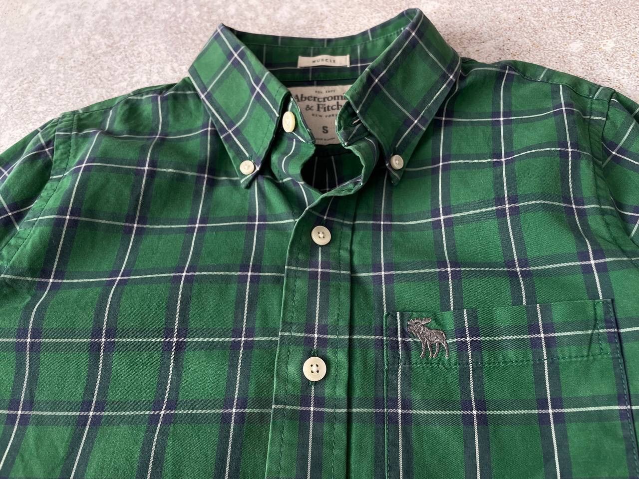 Abercrombie & Fitch × If Six Was Nine × Vintage Vintage Abercrombie & Fitch Luxury Shirts Patchwork Logo Y2K Size US S / EU 44-46 / 1 - 3 Thumbnail