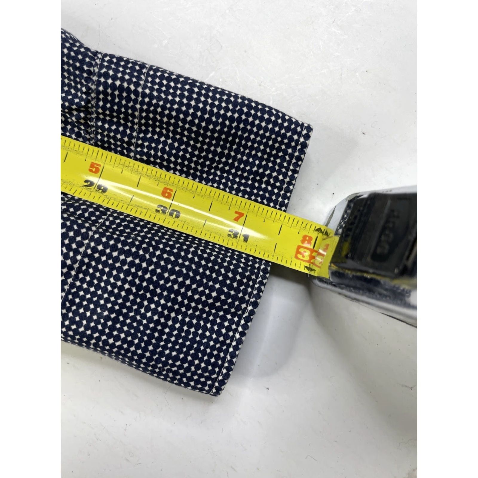 Suitsupply Suitsupply Dress Shirt Mens 39 Black White Diamond Long Sleeve Button-Up Multicolor Cotton Geometric Casual Travel Button-Down Collar Mens Regular Fit Size 40R - 4 Thumbnail