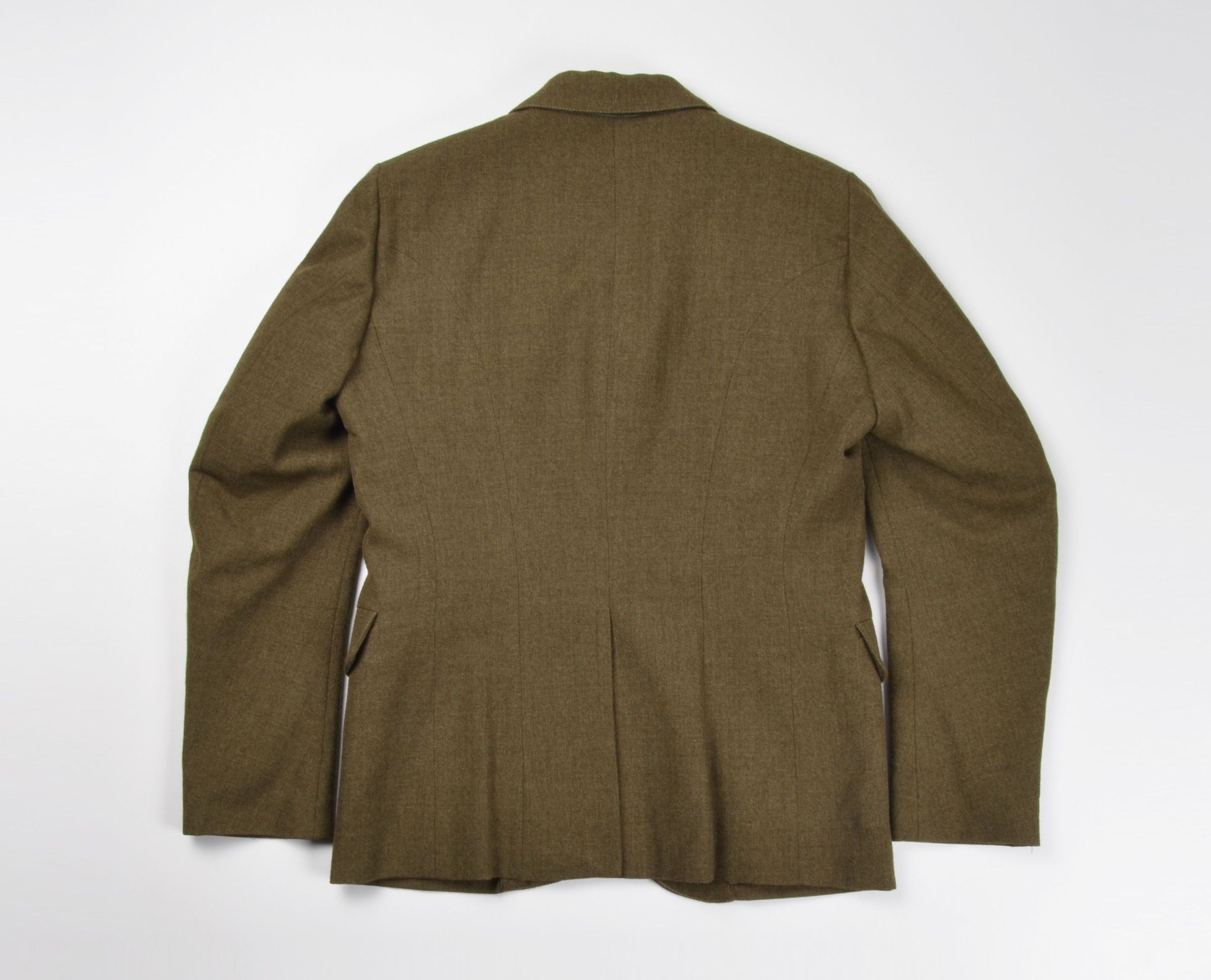Aspesi Aspesi Wool Herringbone Field Blazer Safari Military Jacket Size US M / EU 48-50 / 2 - 2 Thumbnail
