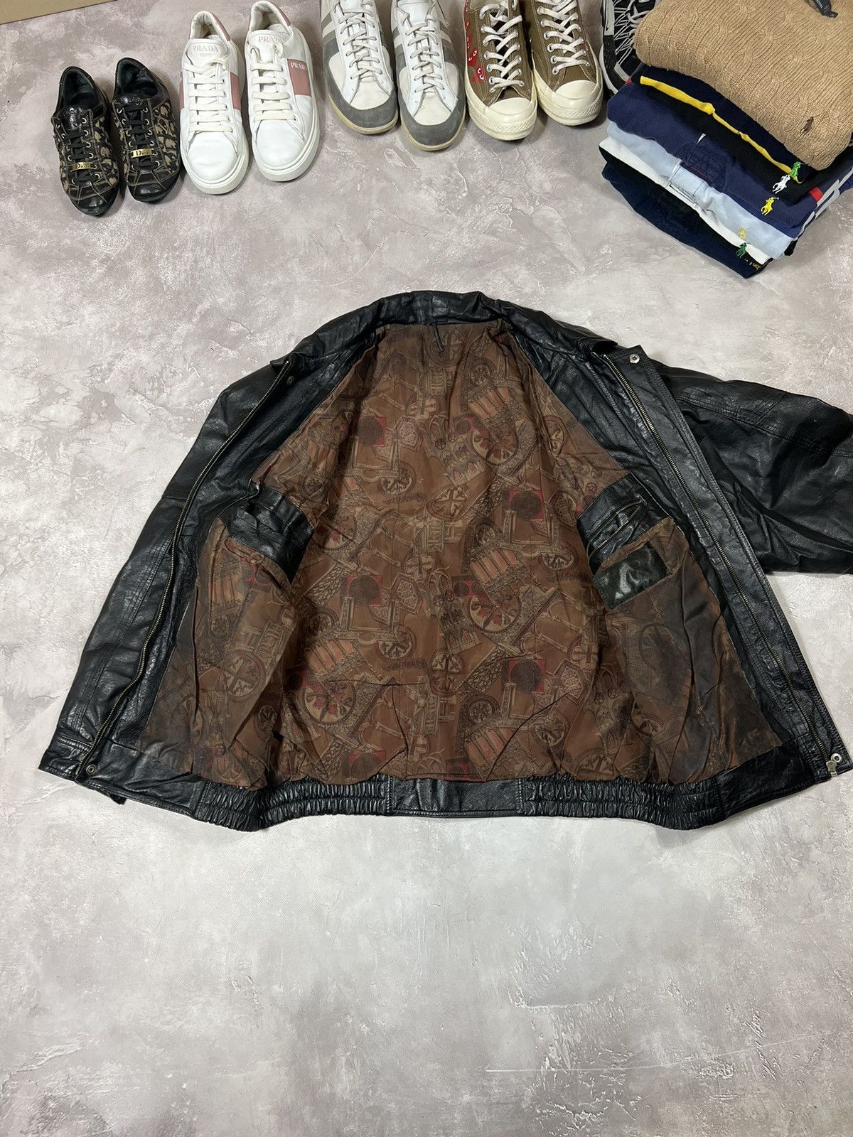 Vintage Vintage Y2k Leather Jacket Size US M / EU 48-50 / 2 - 8 Thumbnail