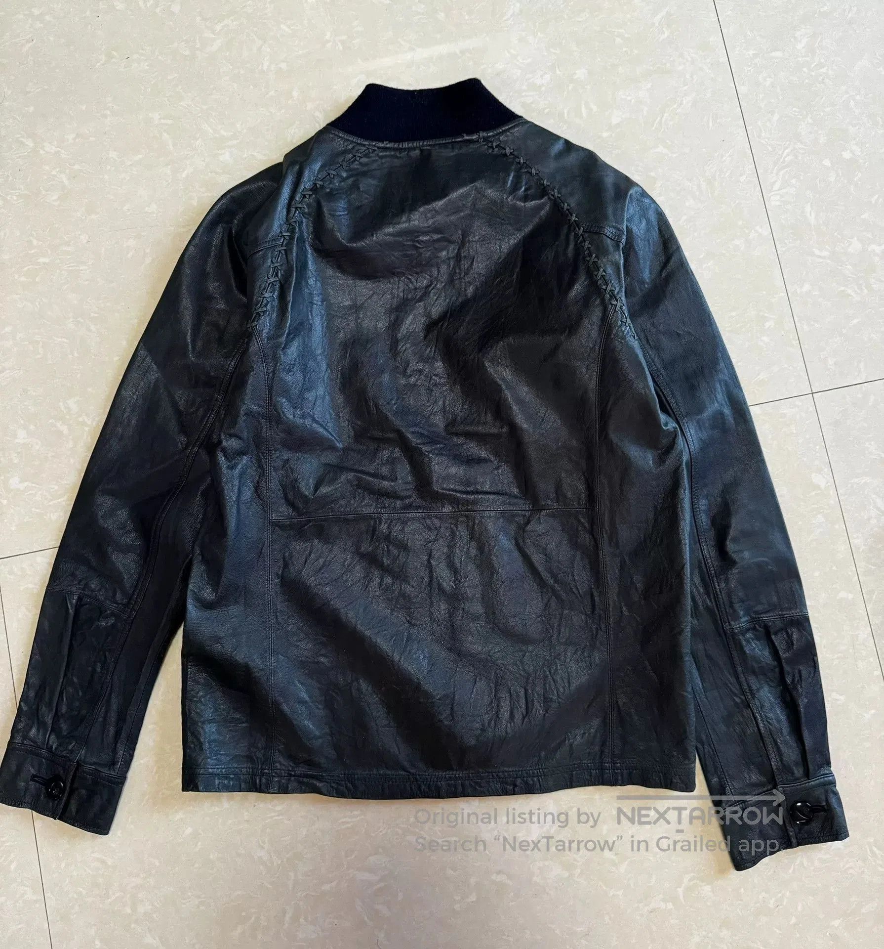 Neighborhood NBHD Neighborhood Leather Jacket. Size US L / EU 52-54 / 3 - 6 Thumbnail