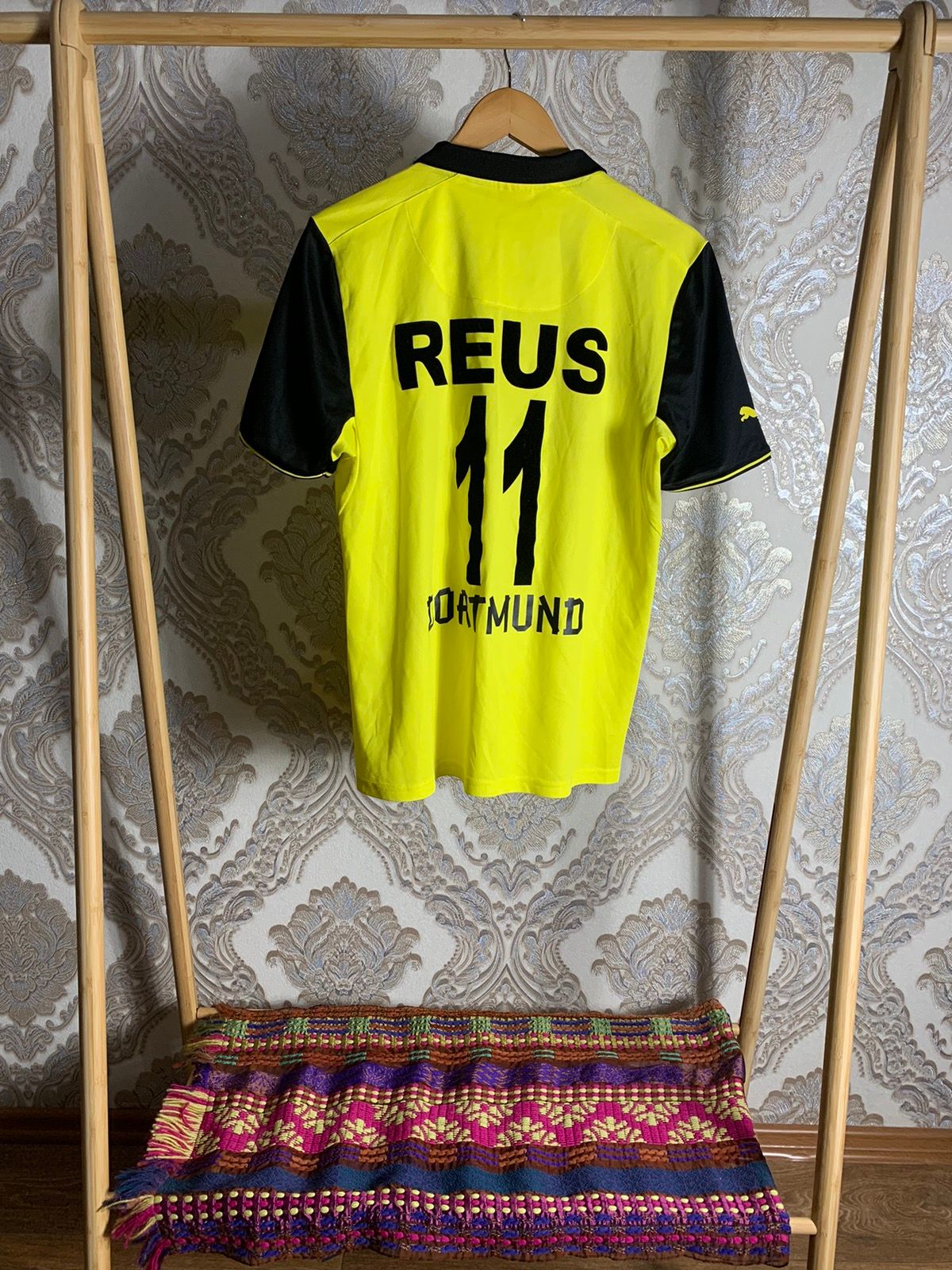 Pre-owned Puma X Soccer Jersey Puma Borussia Dortmund Marco Reus 11 Soccer Jersry Y2k Drill In Yellow