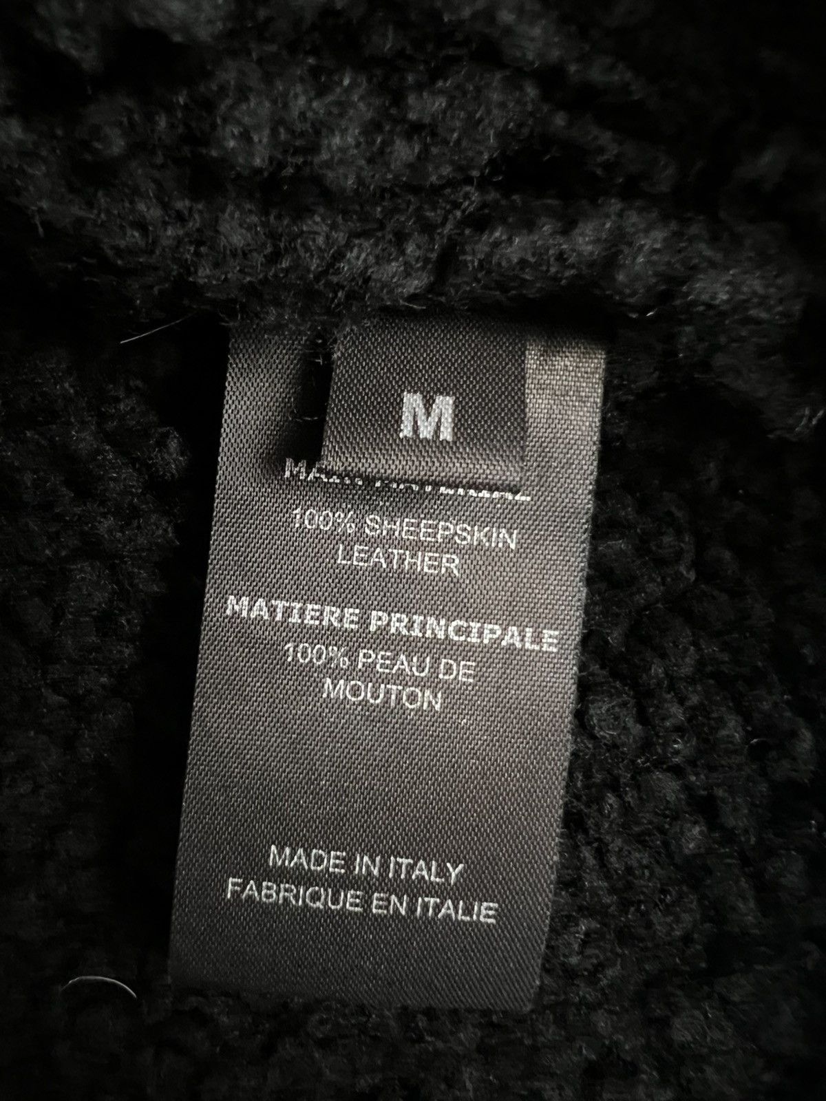 Balenciaga VETEMENTS SHEEPSKIN SHEARLING LEATHER MOTO RACING JACKET Size US M / EU 48-50 / 2 - 6 Thumbnail