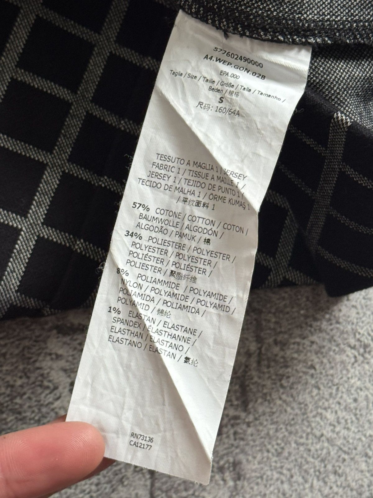 Weekend Max Mara Weekend Max Mara S Chekered skirt pencil Size 26" / US 2 / IT 38 - 6 Thumbnail