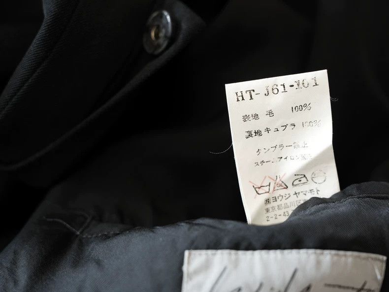 Yohji Yamamoto Yohji Yamamoto Yohji Yamamoto Wool Jacket with Fastening Size US S / EU 44-46 / 1 - 8 Thumbnail