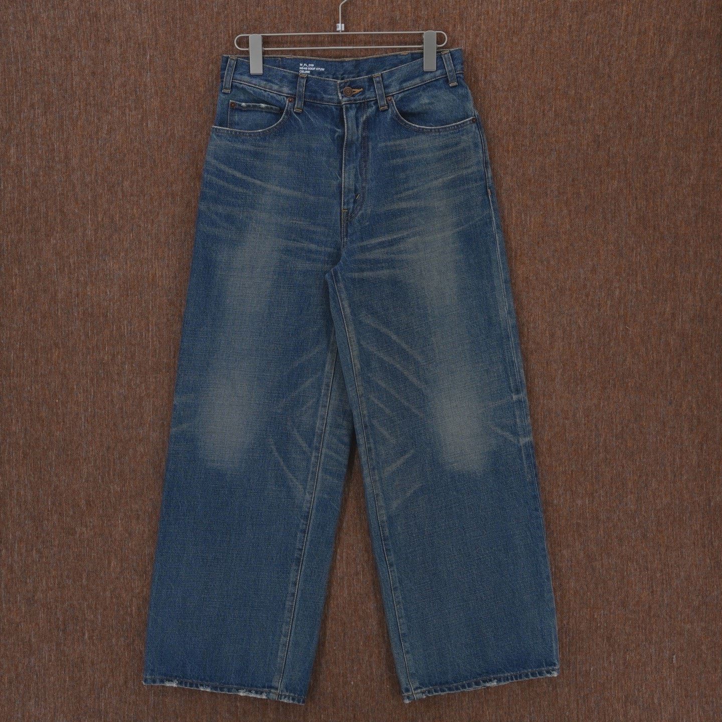 Celine Celine Classic Wide-Leg Washed Jeans Size 31" - 1 Thumbnail