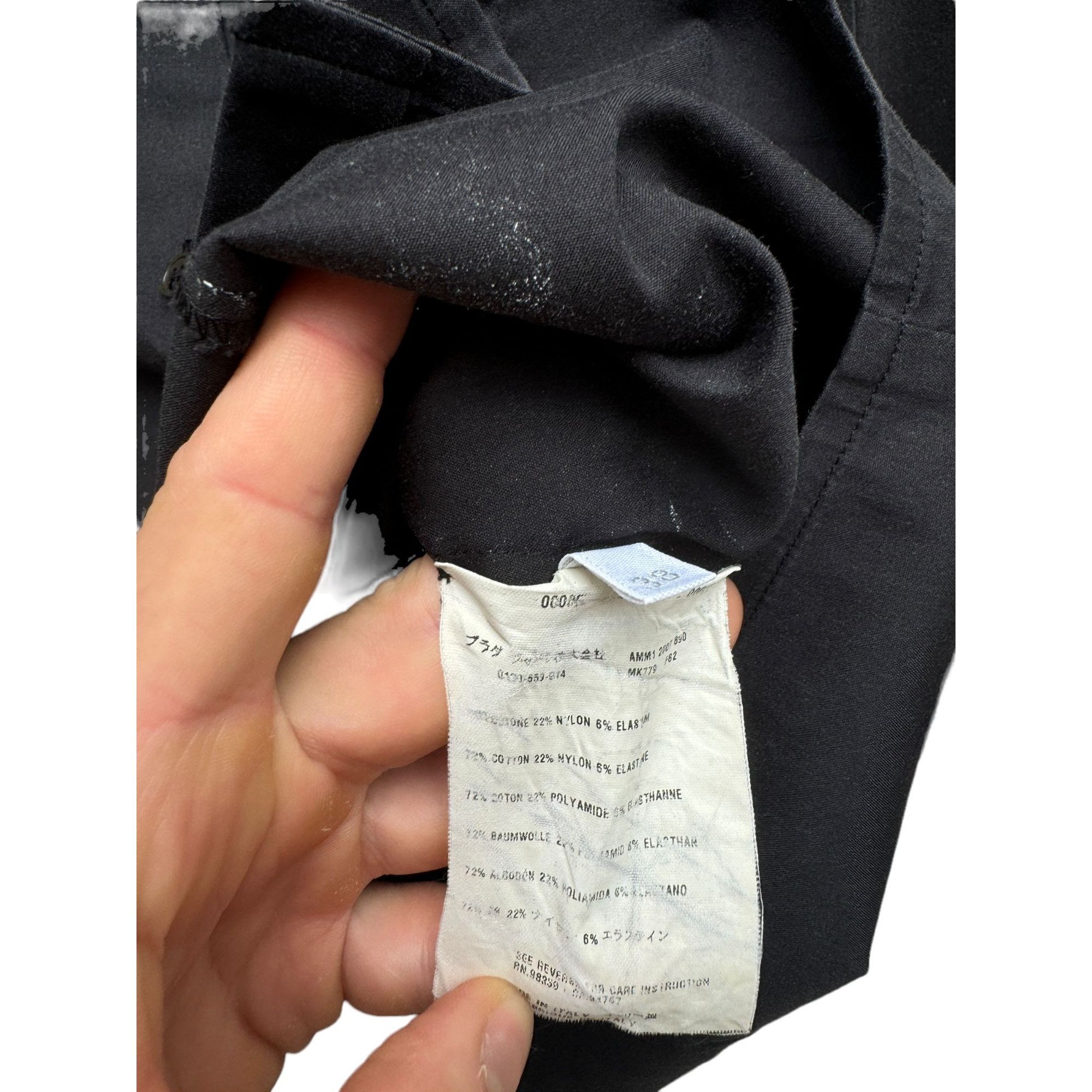 Miu Miu Black Cotton Shirt Size XS / US 0-2 / IT 36-38 - 5 Thumbnail