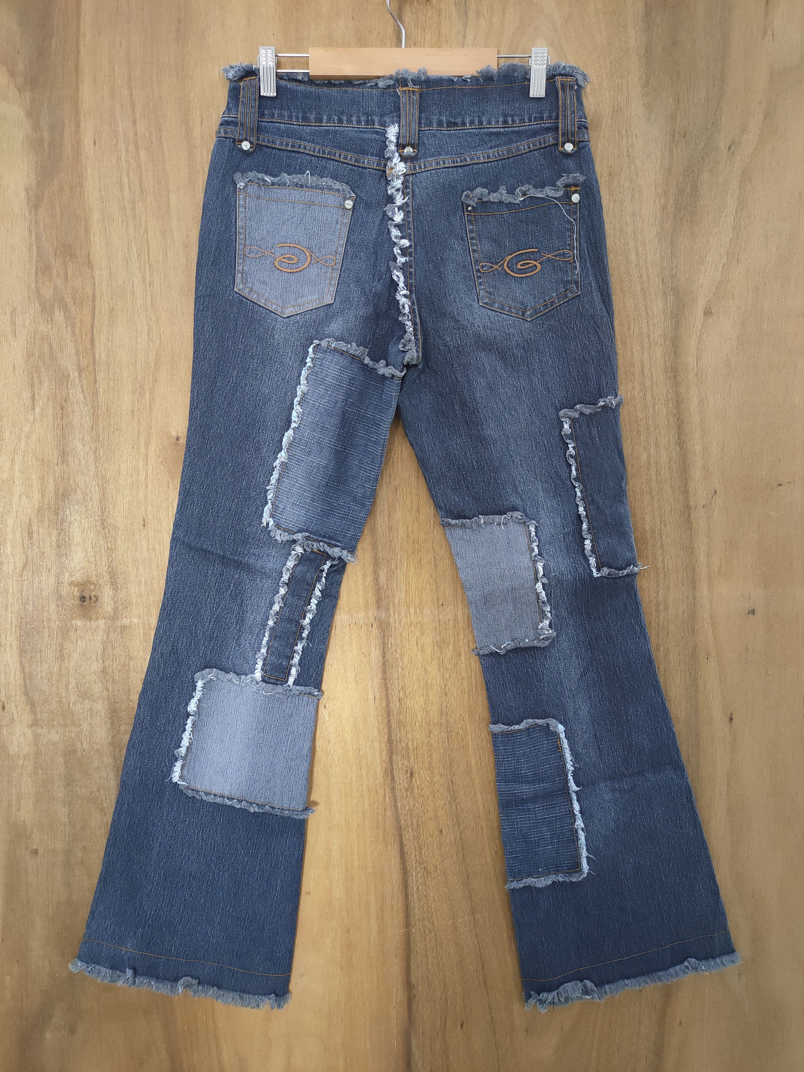 Japanese Brand VINTAGE JAPANESE HAGI SHASHIKO FLARED JEANS PANTS Size US 30 / EU 46 - 2 Thumbnail