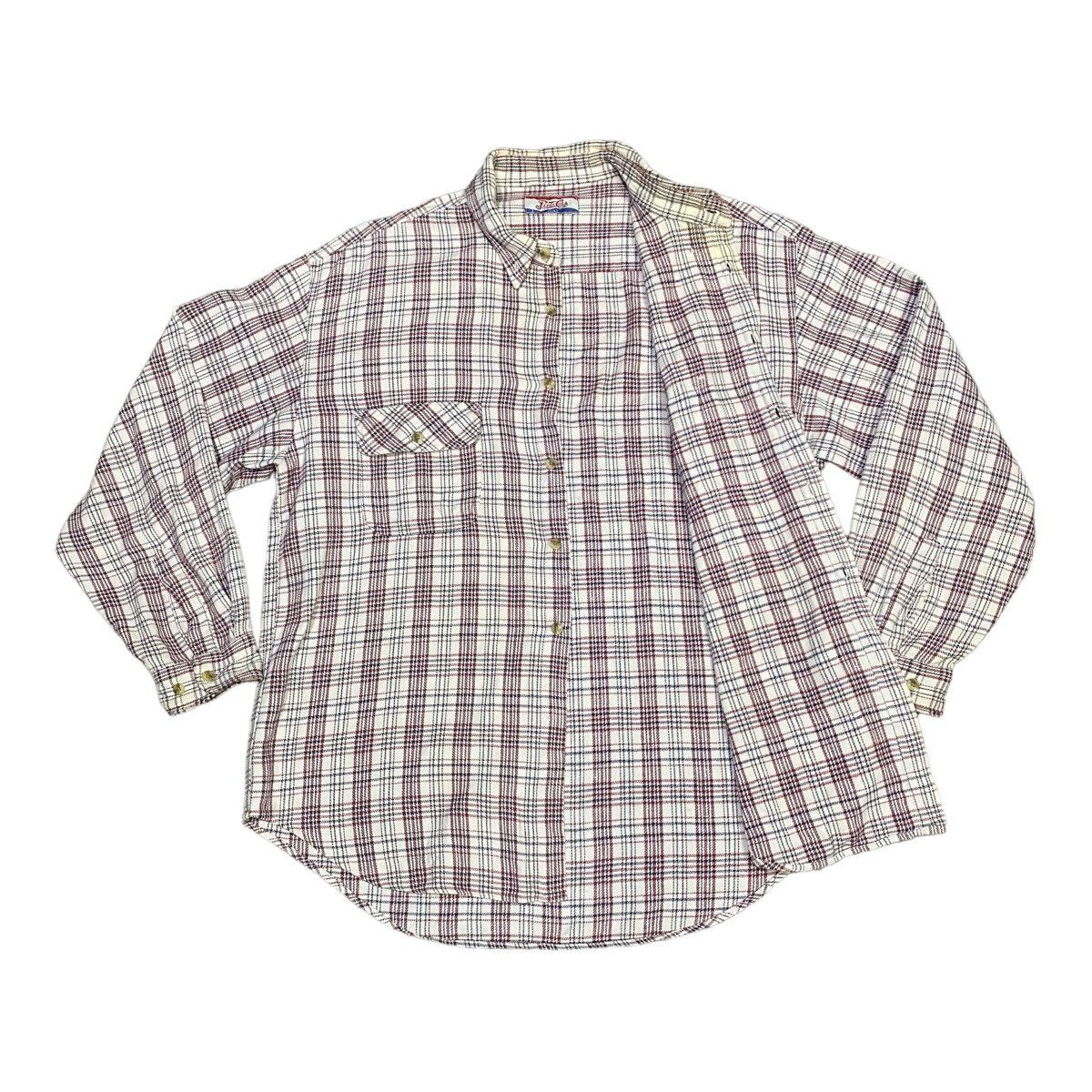 Flannel × Pepsi × Vintage Vintage Pepsicola Flannel Shirt Size US L / EU 52-54 / 3 - 4 Thumbnail