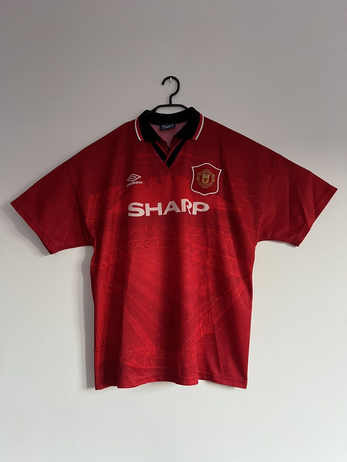 Umbro Vintage 94/95 Umbro Manchester United Home Jersey Size US XL / EU 56 / 4 - 1 Thumbnail